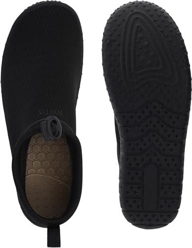 Detalle de WHITIN Wasserschuhe Damen/Herren Badeschuhe Schwarz Größe 42 – ultraleicht, flexibel und schützend