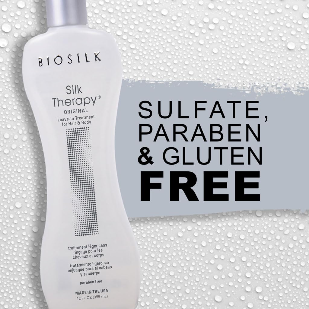 Thumbnail 6 de BioSilk Silk Therapy Original Reconstructing Leave-In Hair Treatment (12 oz)