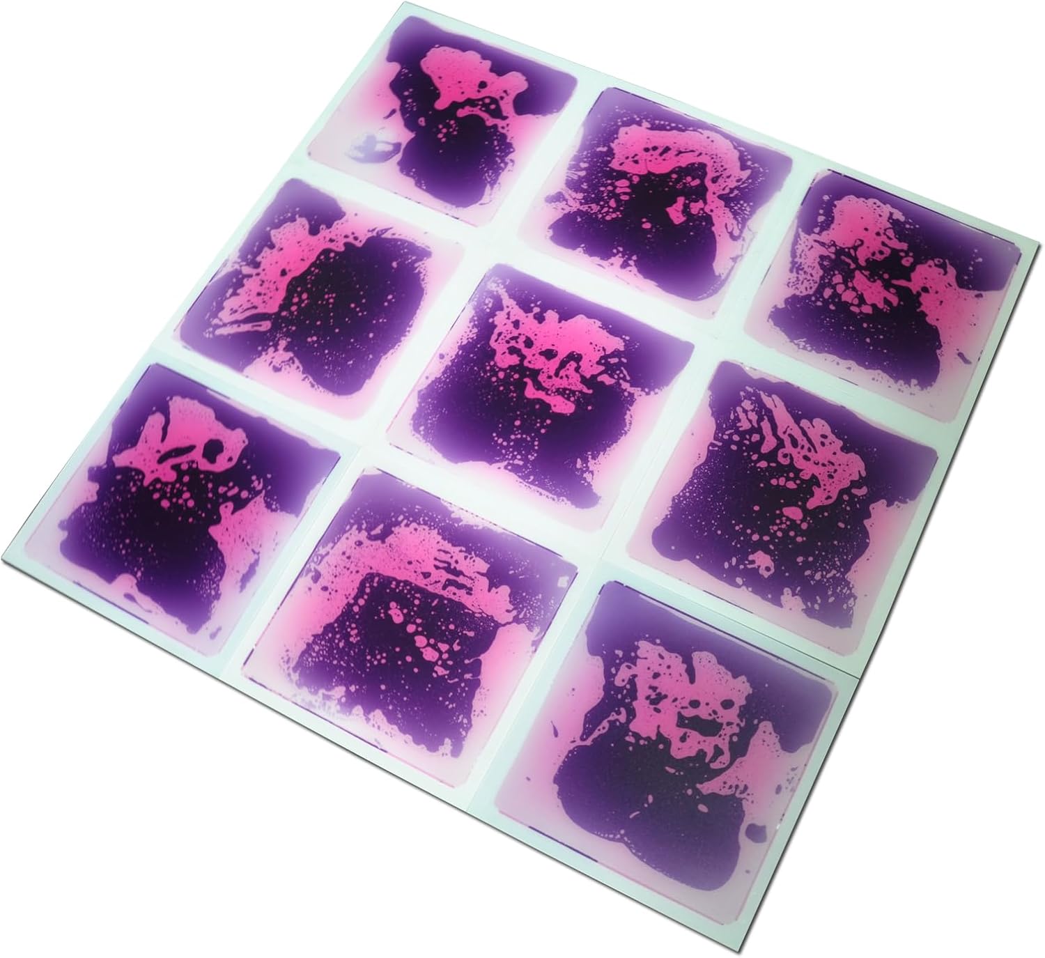 Thumbnail 6 de Art3d 1-Pack Fancy Liquid Floor Tile for Kids Room (Purple)