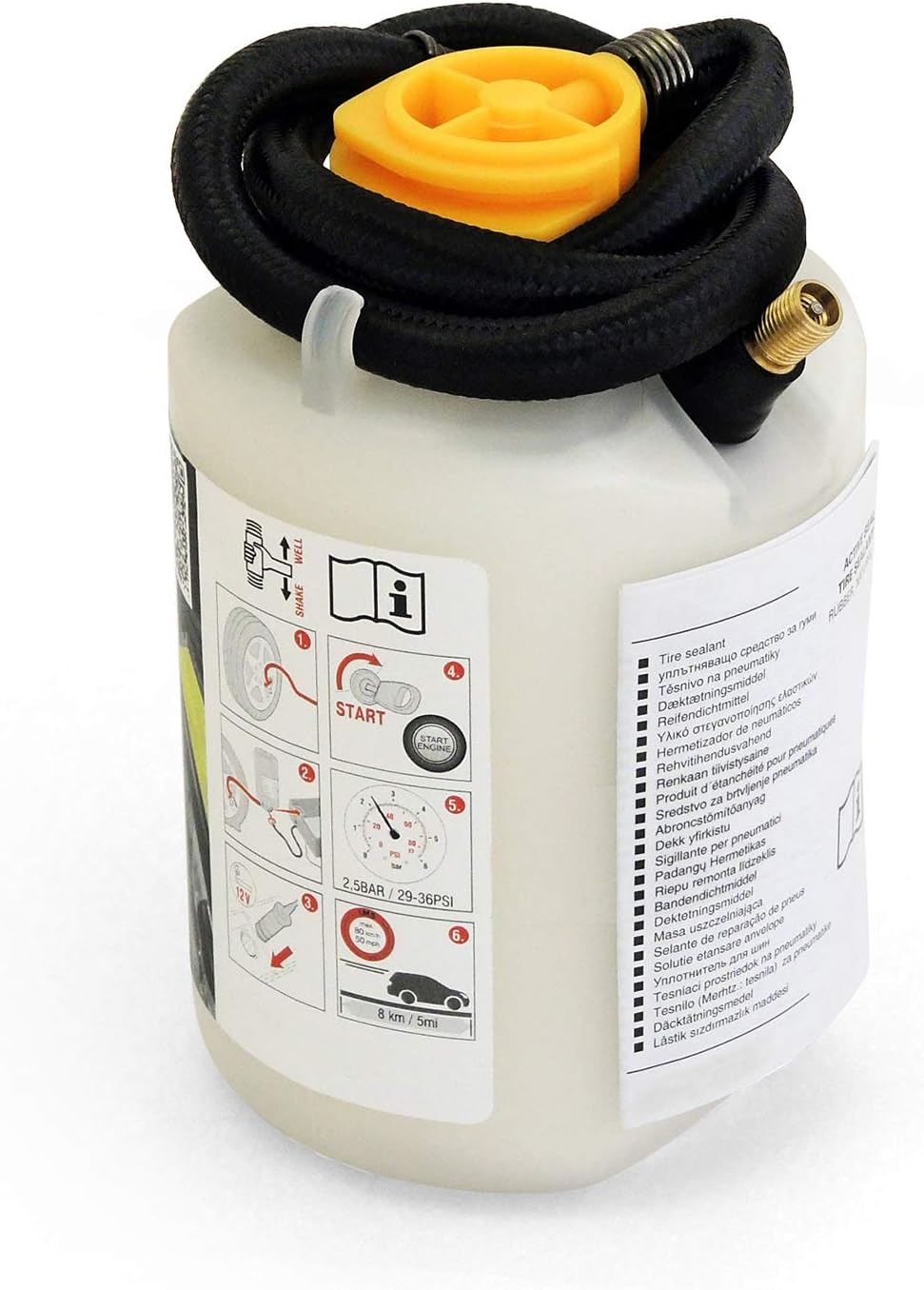 Detalle de MAXTOOLS TR300: Kit Automatico Riparazione Pneumatici SUV e Fuoristrada con Compressore 12V