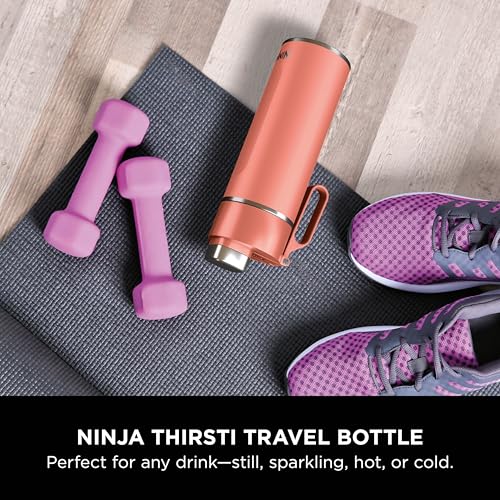 Detalle de Ninja Thirsti Water Bottle and Flask 530 ml — Coral (DW1801EUUKPE)
