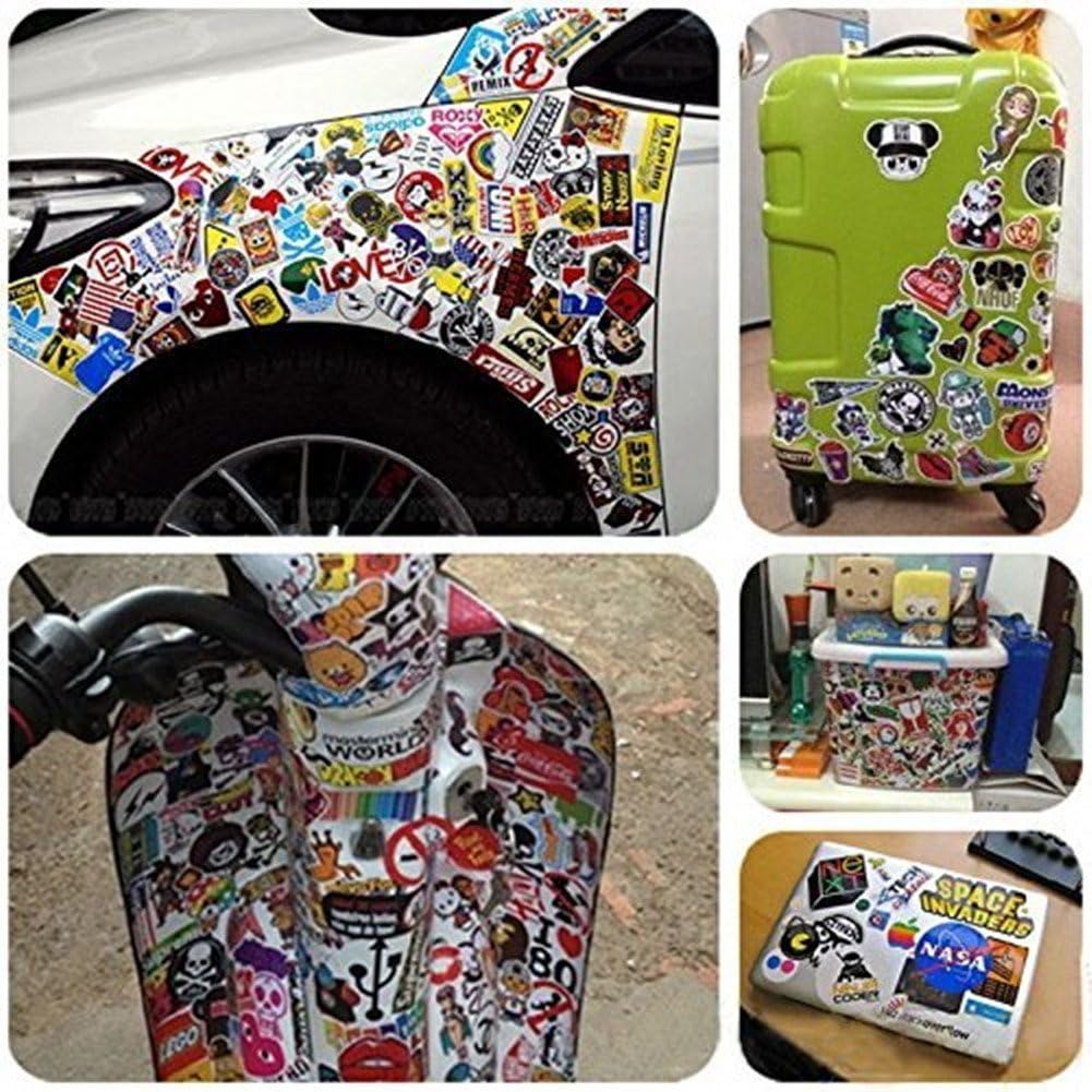 Detalle de Cool Random Stickers Pack (55–500pcs) PVC vinyl waterproof laptop & skateboard decals