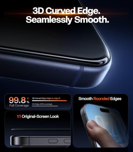 Thumbnail 2 de TORRAS OrigArmor Anti-Glare Screen Protector for iPhone 18 Pro Max