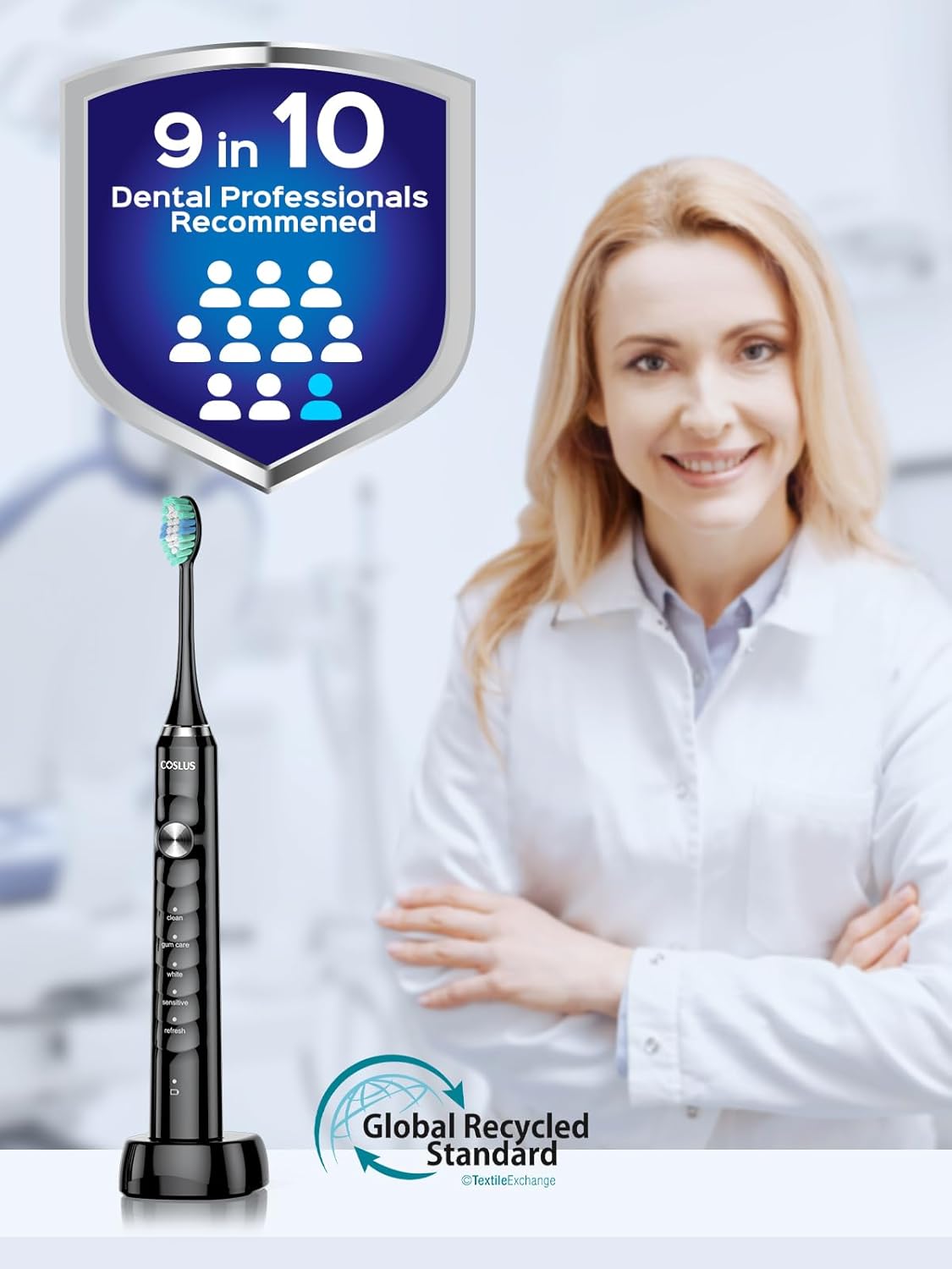 Thumbnail 4 de COSLUS Sonic Electric Toothbrush 47000 VPM 🪥