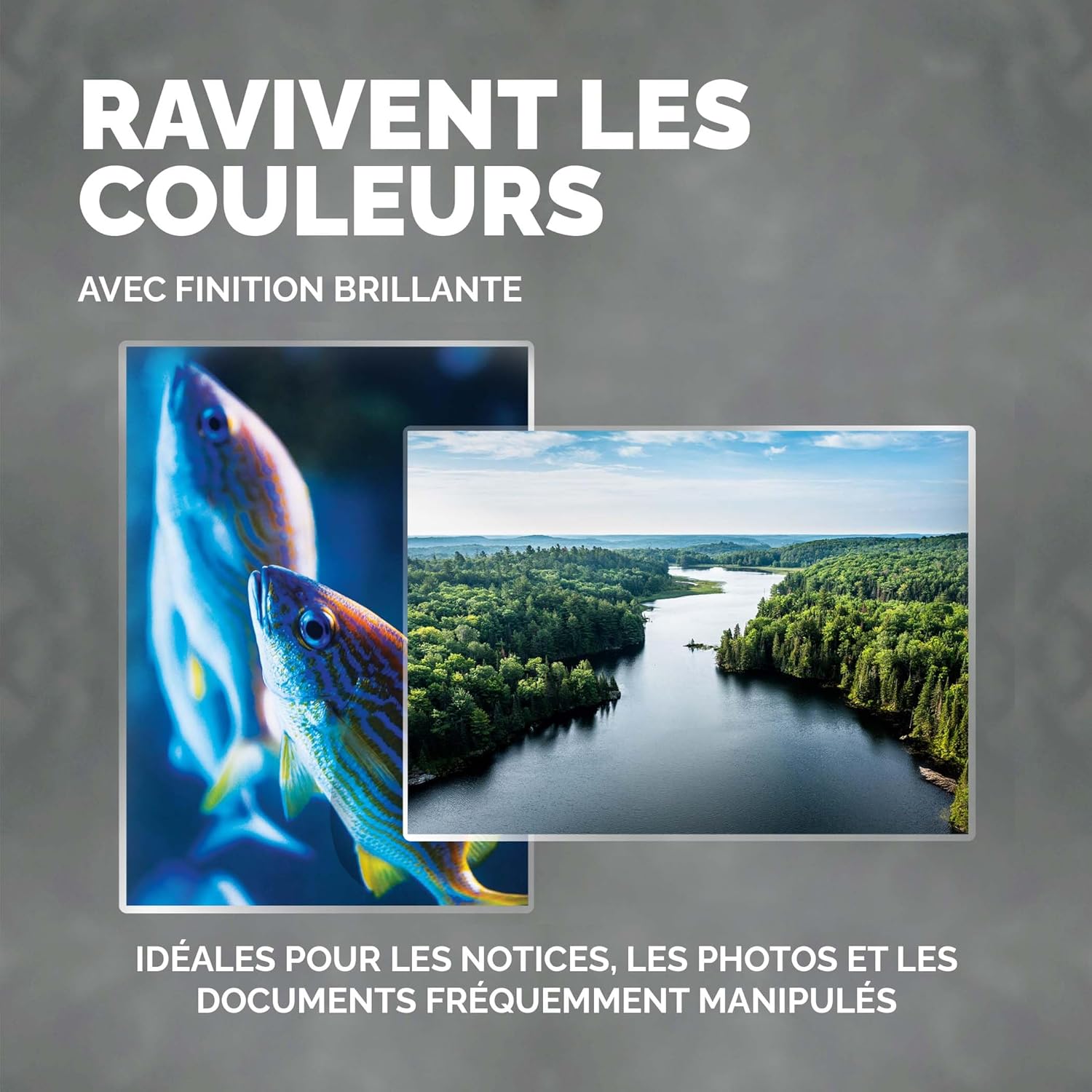 Thumbnail 5 de Fellowes pochettes de plastification Admire adhésives A4 80 microns – lot de 25, finition brillante