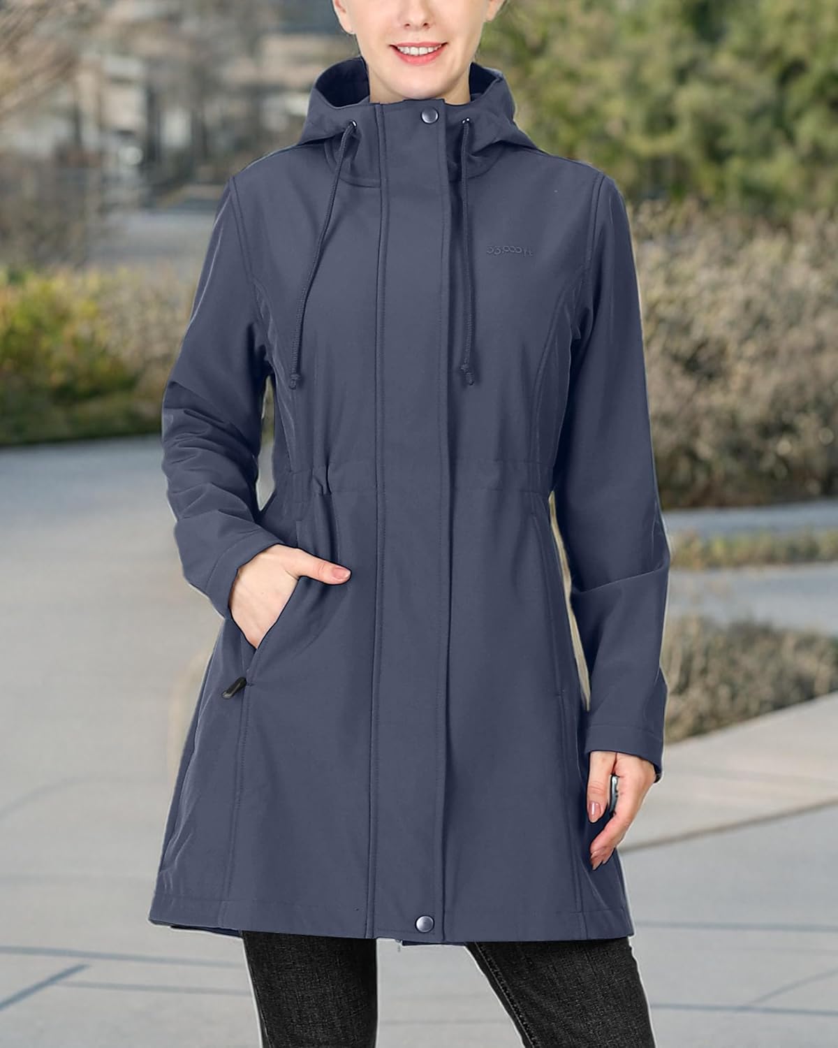 Thumbnail 6 de 33,000ft 3JL012A Women's Hooded Softshell Jacket, Fleece-Lined and Water-Resistant