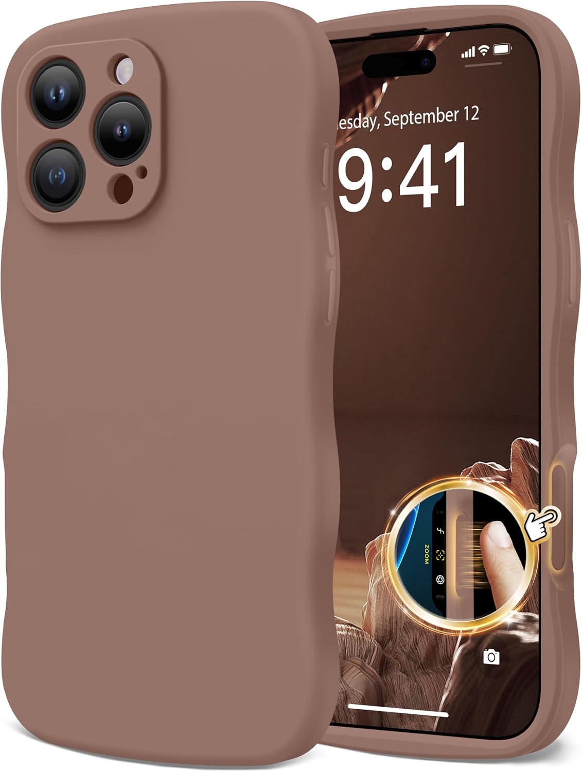 Detalle de SuydanBox Magnetic for iPhone 16 Pro Max Case — Full Camera Protection, MagSafe Compatible