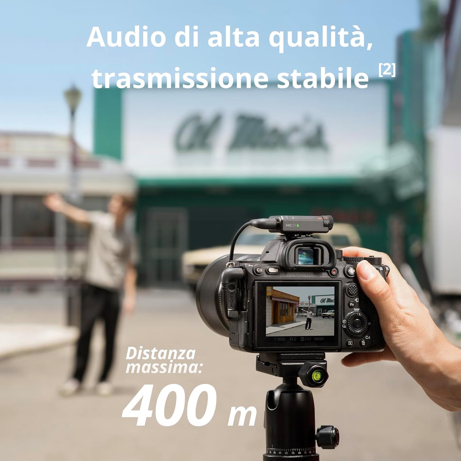 Detalle de DJI Mic Mini microfono wireless 48 ore