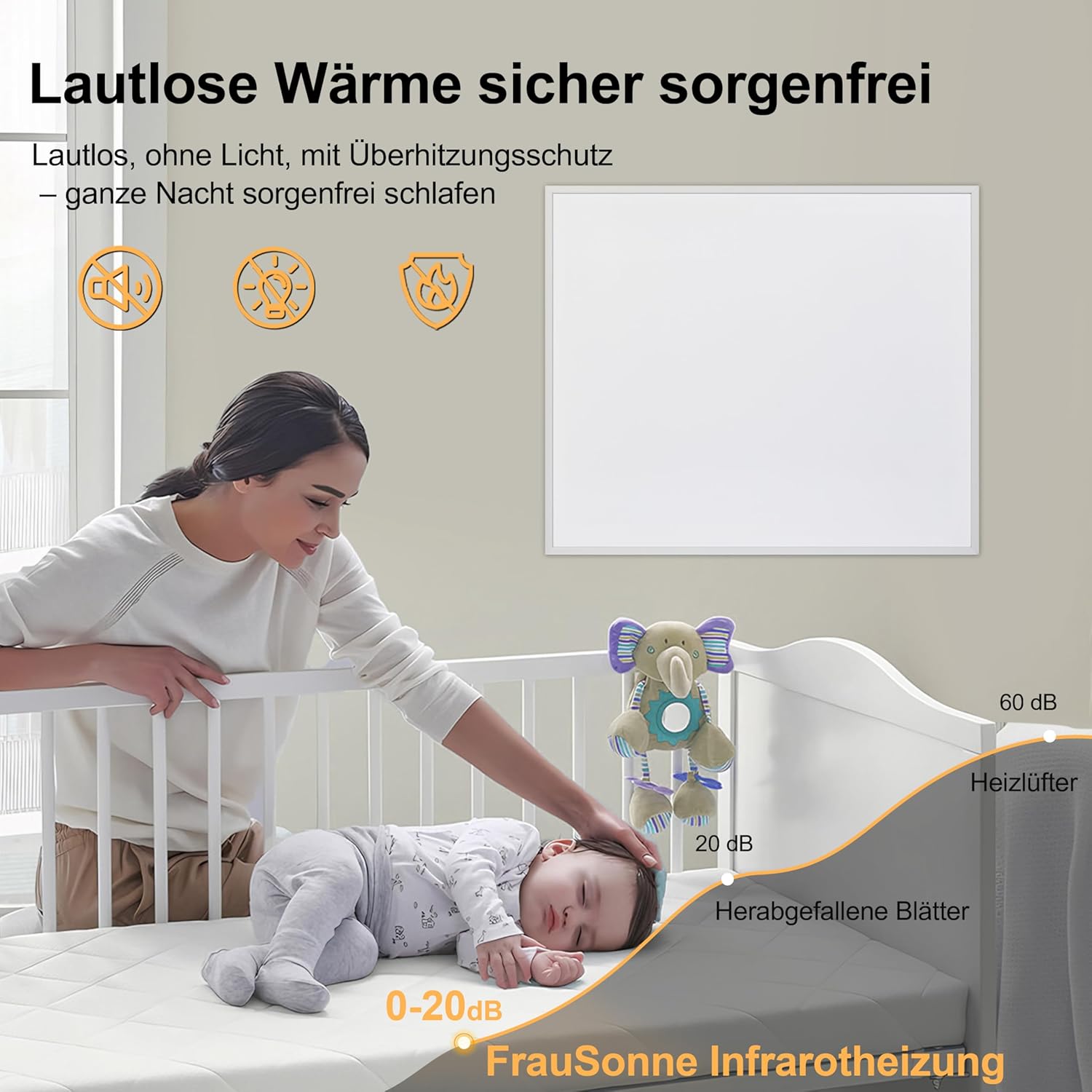 Detalle 1 de FrauSonne Infrarotheizung 1000 W Wand