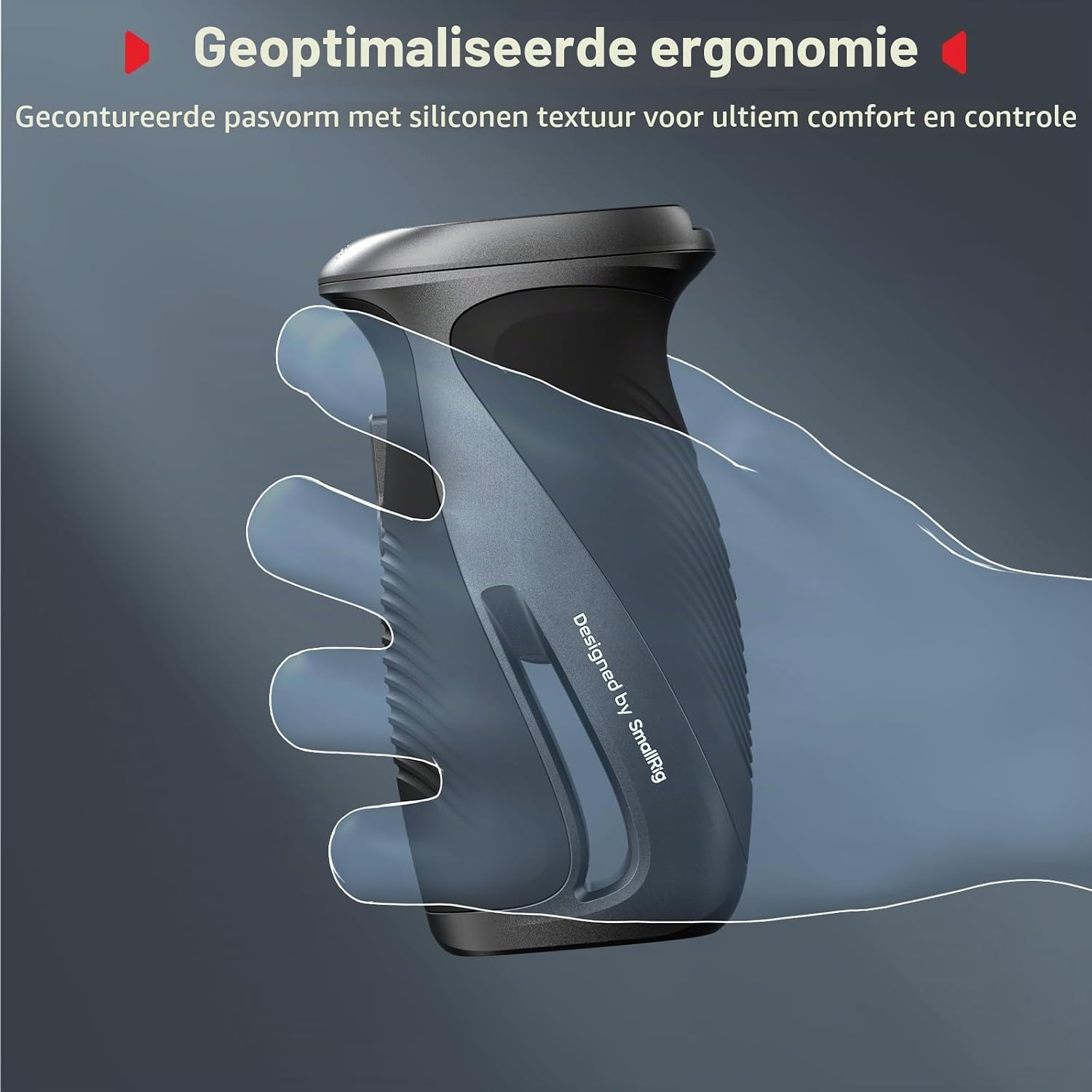 Detalle de SMALLRIG 5194 draaibare zijhandgreep voor camera’s met 360°-rotatie