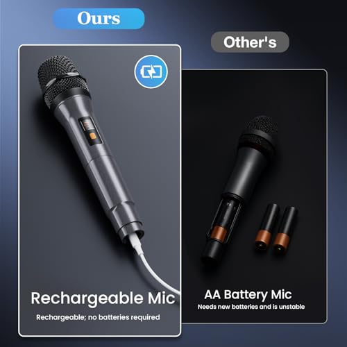 Thumbnail 3 de HEEBUKE Karaoke Machine: Portable 2x10W Bluetooth PA for Parties