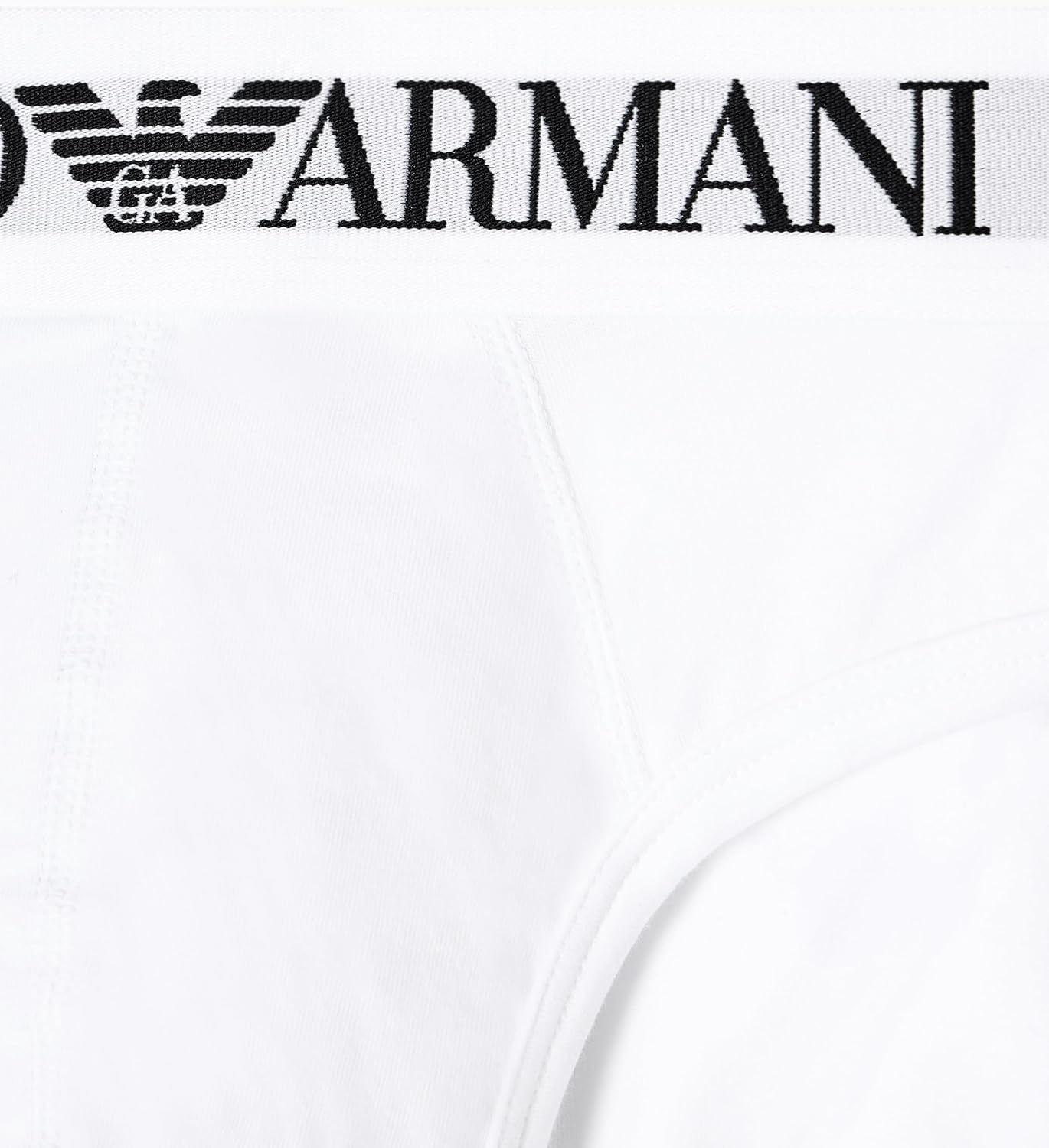 Detalle de Emporio Armani Essential Cotton Brief Mutande da Uomo — Pacco da 1