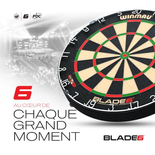 Detalle de WINMAU Darts Blade 6 — Cible de Fléchettes Sisal Professionnelle