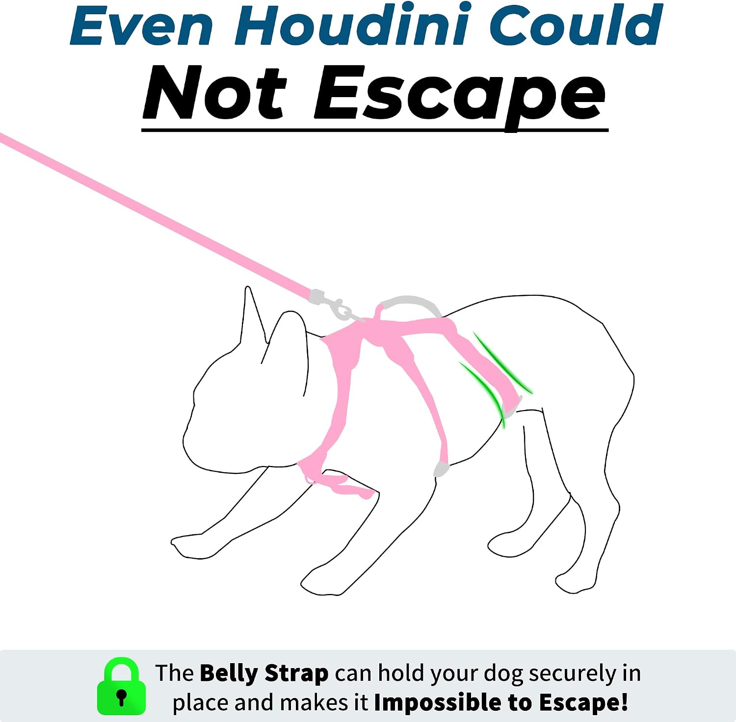 Detalle 2 de Wuffley Escape Proof Dog Harness and Leash Set