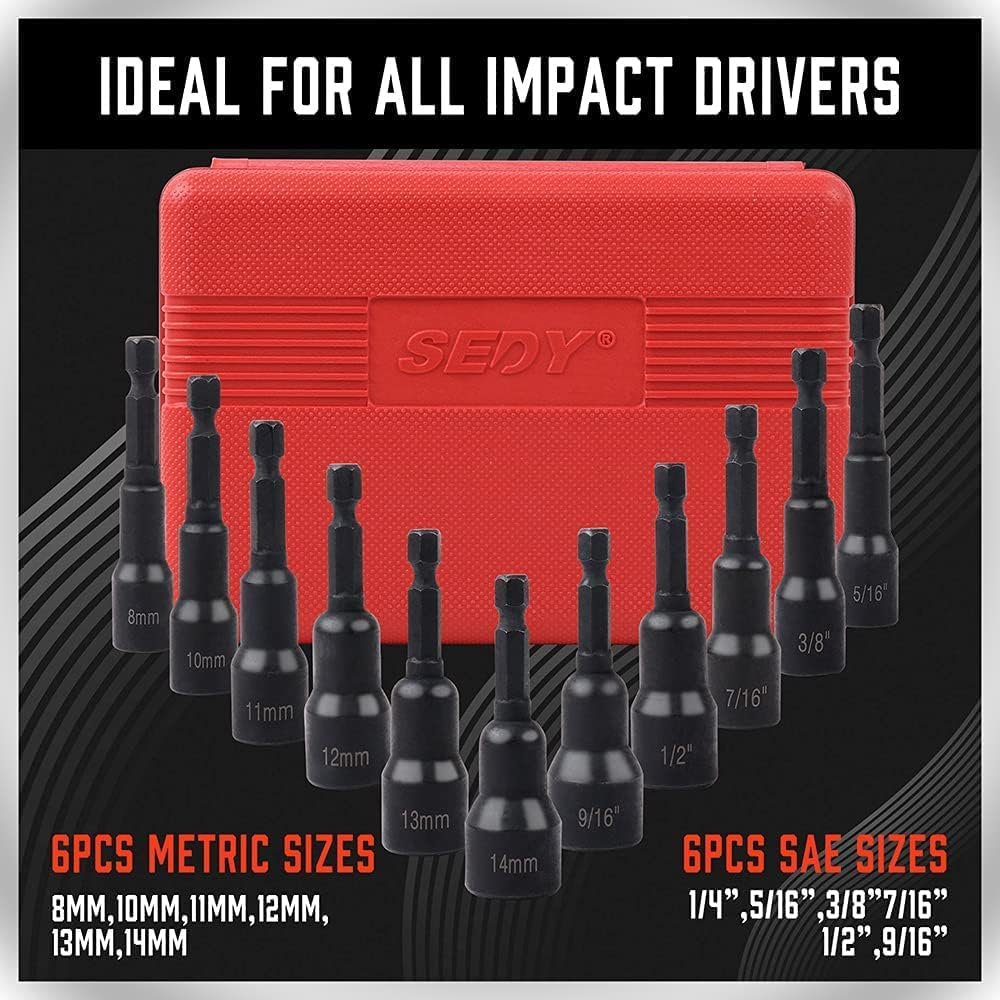 Thumbnail 4 de Magnetic Nut Driver Set, 12-Piece