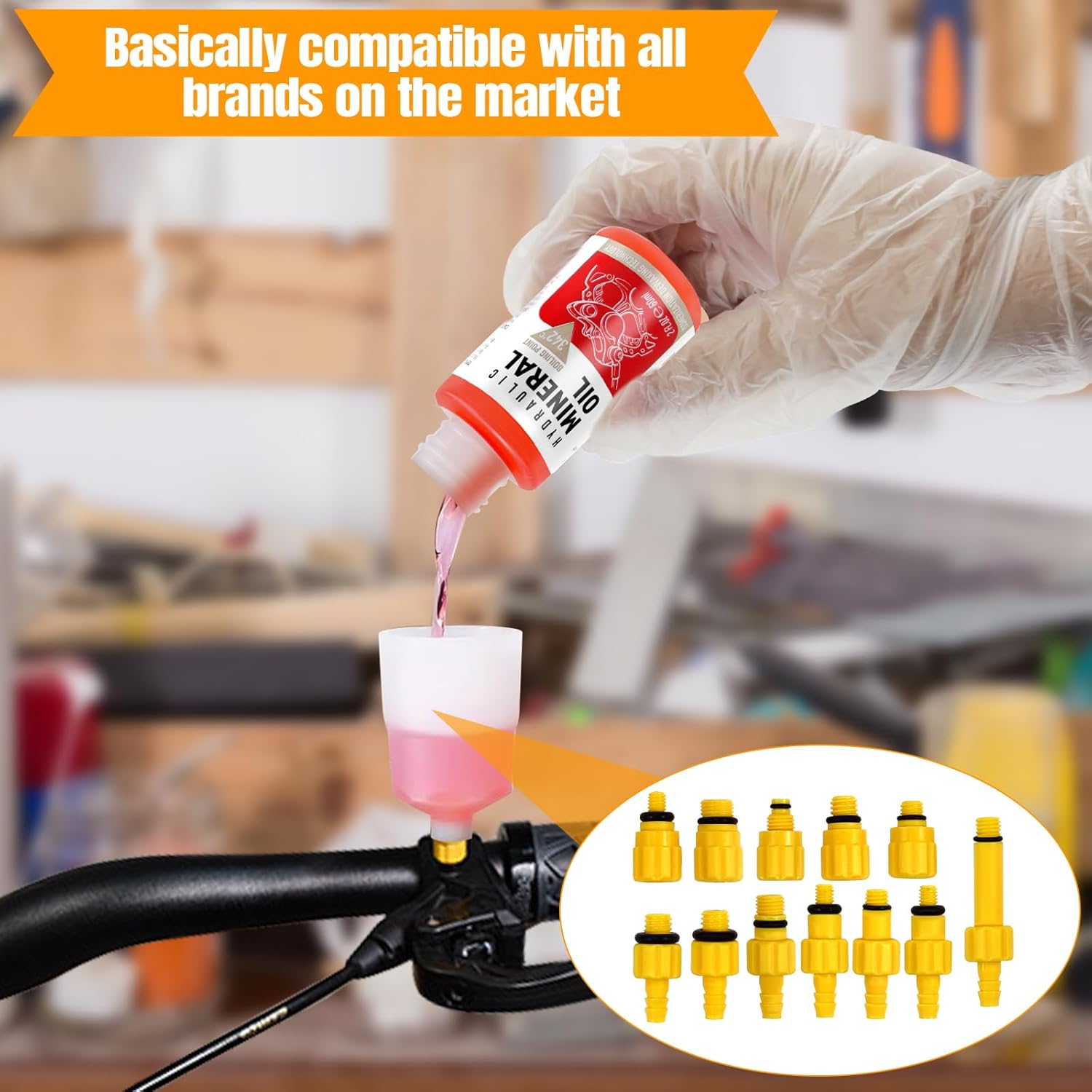Detalle de Hydraulic Disc Brake Bleed Kit 180 ml