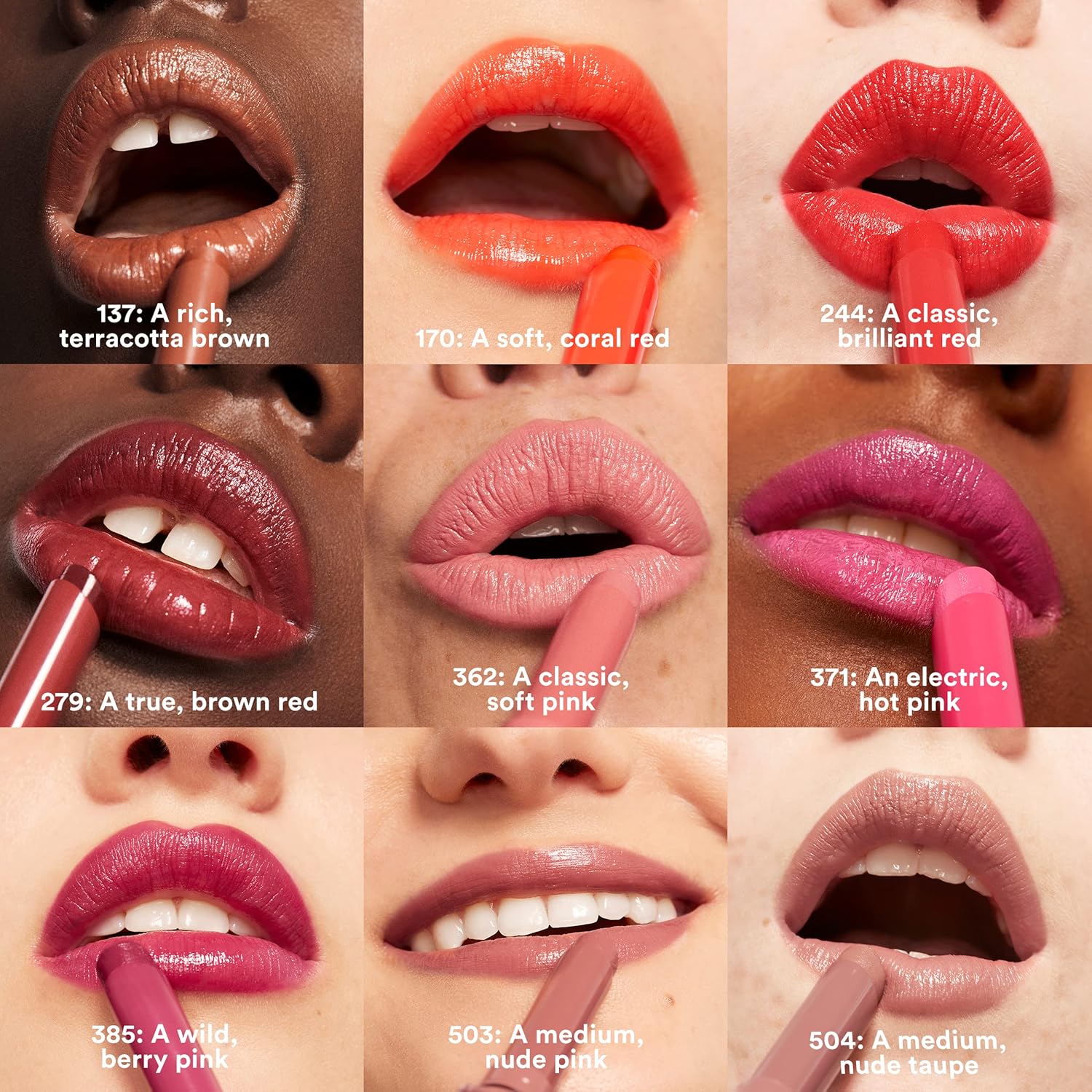 Thumbnail 4 de 3INA Makeup The Color Lip Glow 279 Rosso Marrone: rossetto lucido nutriente in formato matita