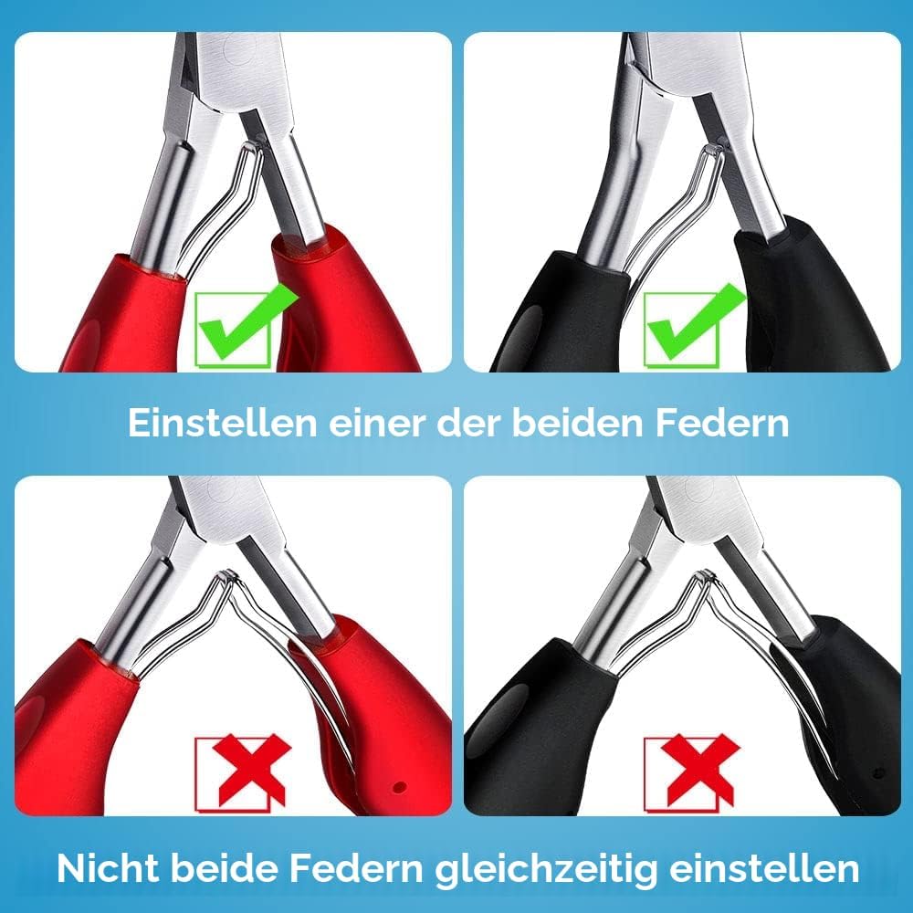 Detalle 2 de Orelex Nagel Clippers Dicke Toe Nagelclipper 4 Stk