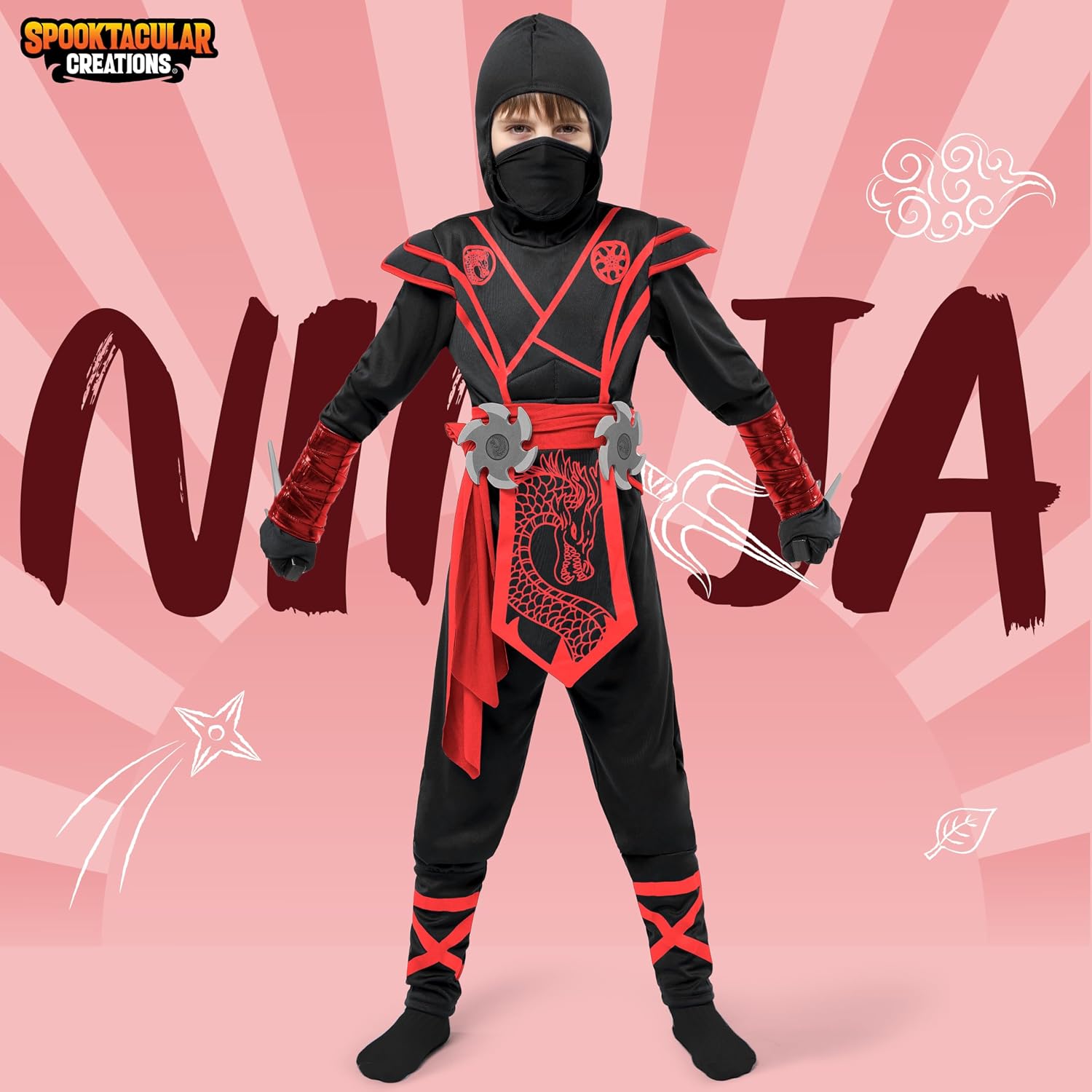 Detalle 2 de Spooktacular Creations Ninja Dragon Costume