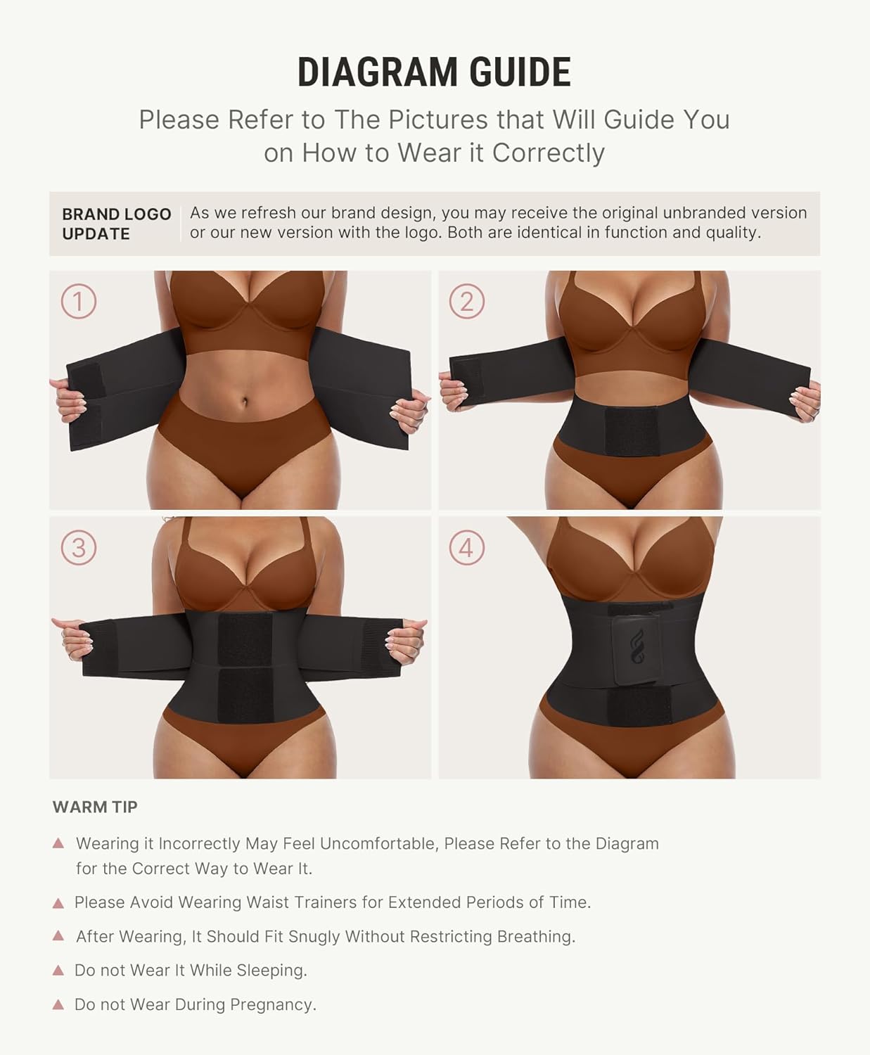 Thumbnail 4 de FeelinGirl Resilience Perspire waist trainer belt for tummy control (triple wrap, adjustable, breathable)