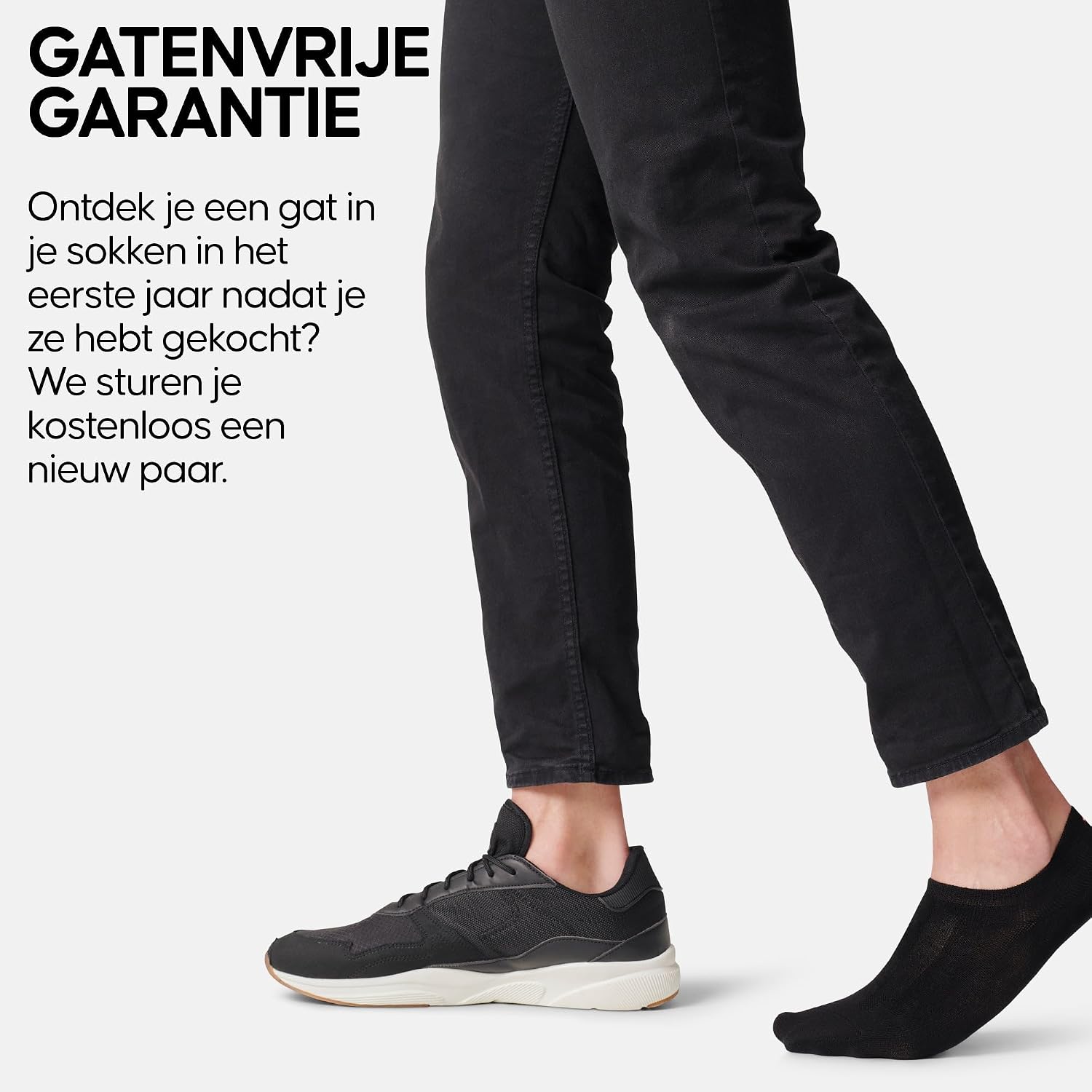 Thumbnail 3 de DANISH ENDURANCE No Show Socks, 6 Pack with Organic Cotton and Silicone Heel Grips
