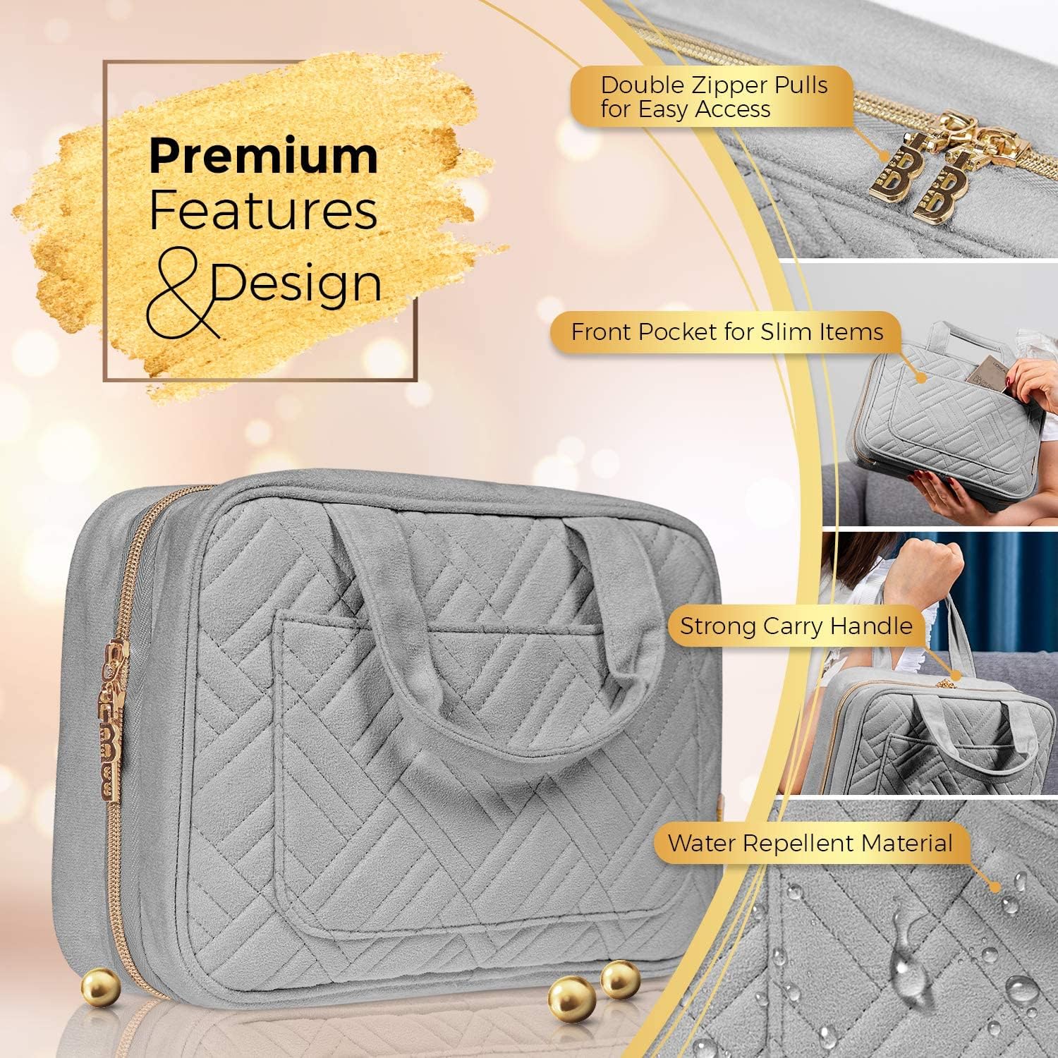 Detalle de BOACAY Hanging Toiletry Bag