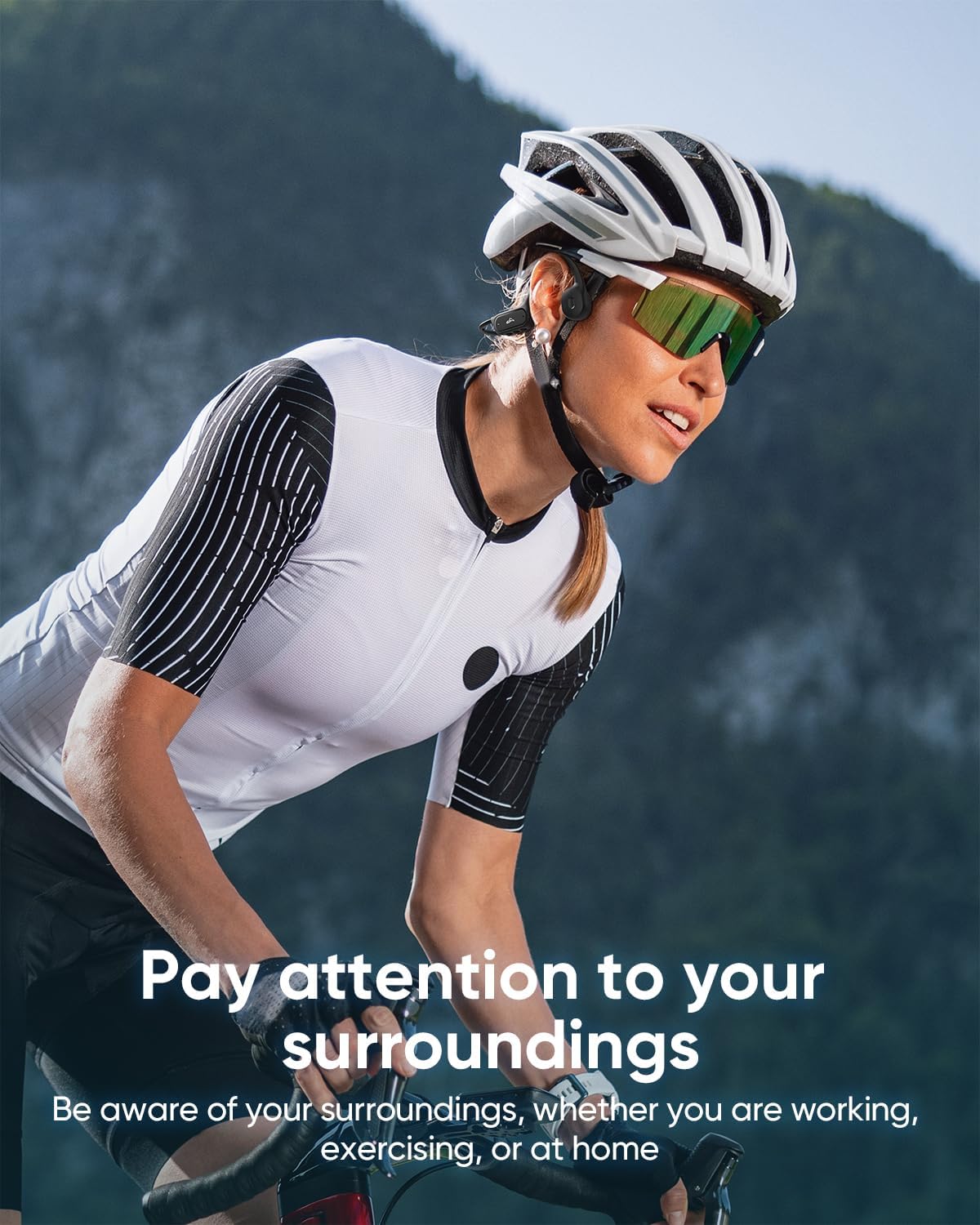 Thumbnail 2 de Swimming Headphones with 32GB MP3, IP68 Bone Conduction Open-Ear Headset