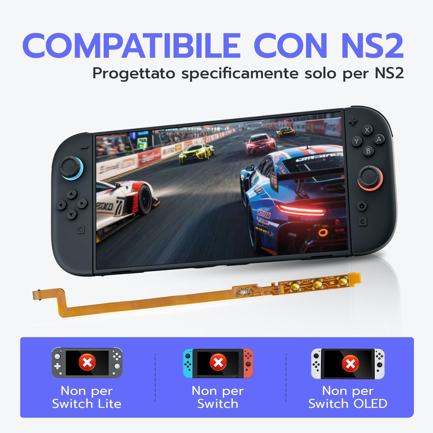 Detalle 2 de Tolesum Cavo flessibile per JoyCon NS2