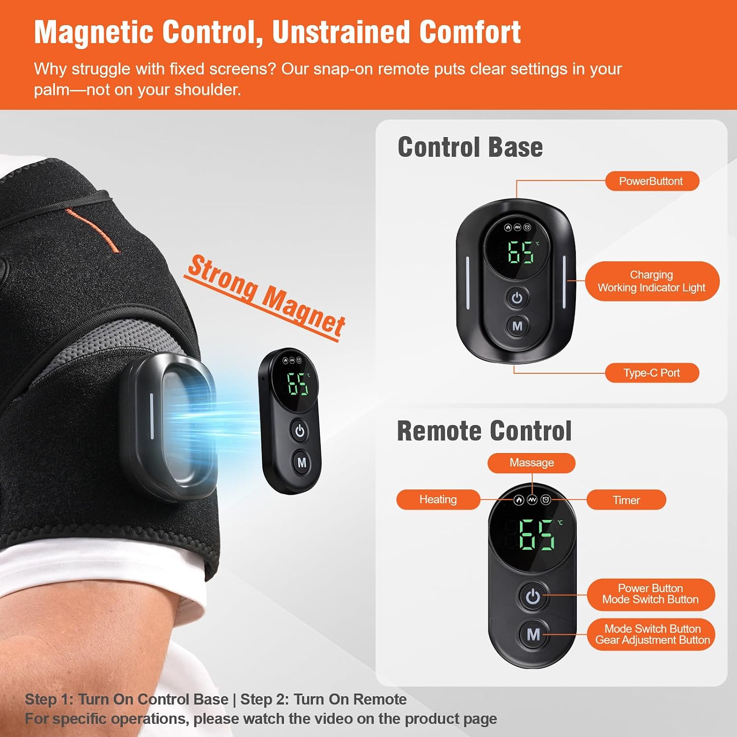Thumbnail 6 de HOMZOLVA Shoulder Heating Pad, 5000mAh