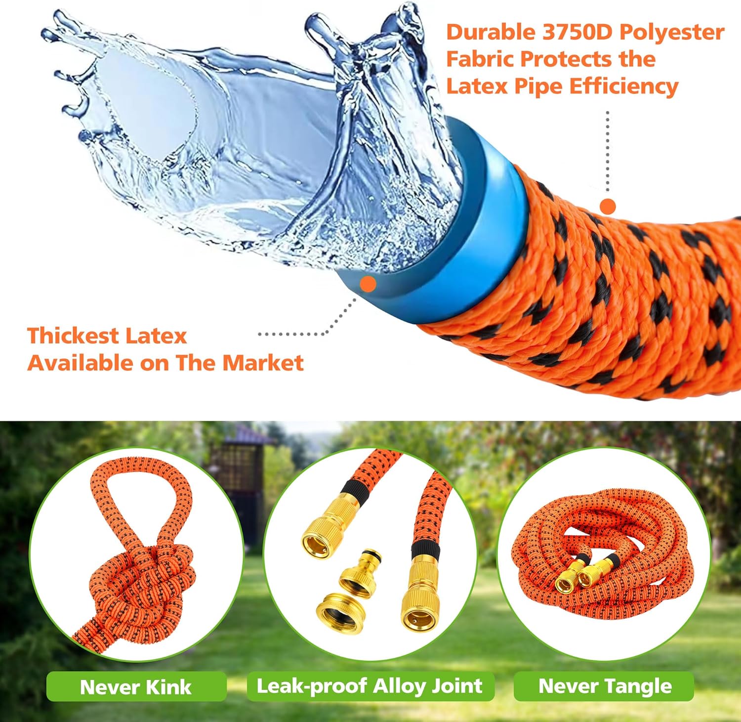 Thumbnail 1 de BoriYa Hose Pipe: Upgraded Expandable Garden Hose 50ft/15m