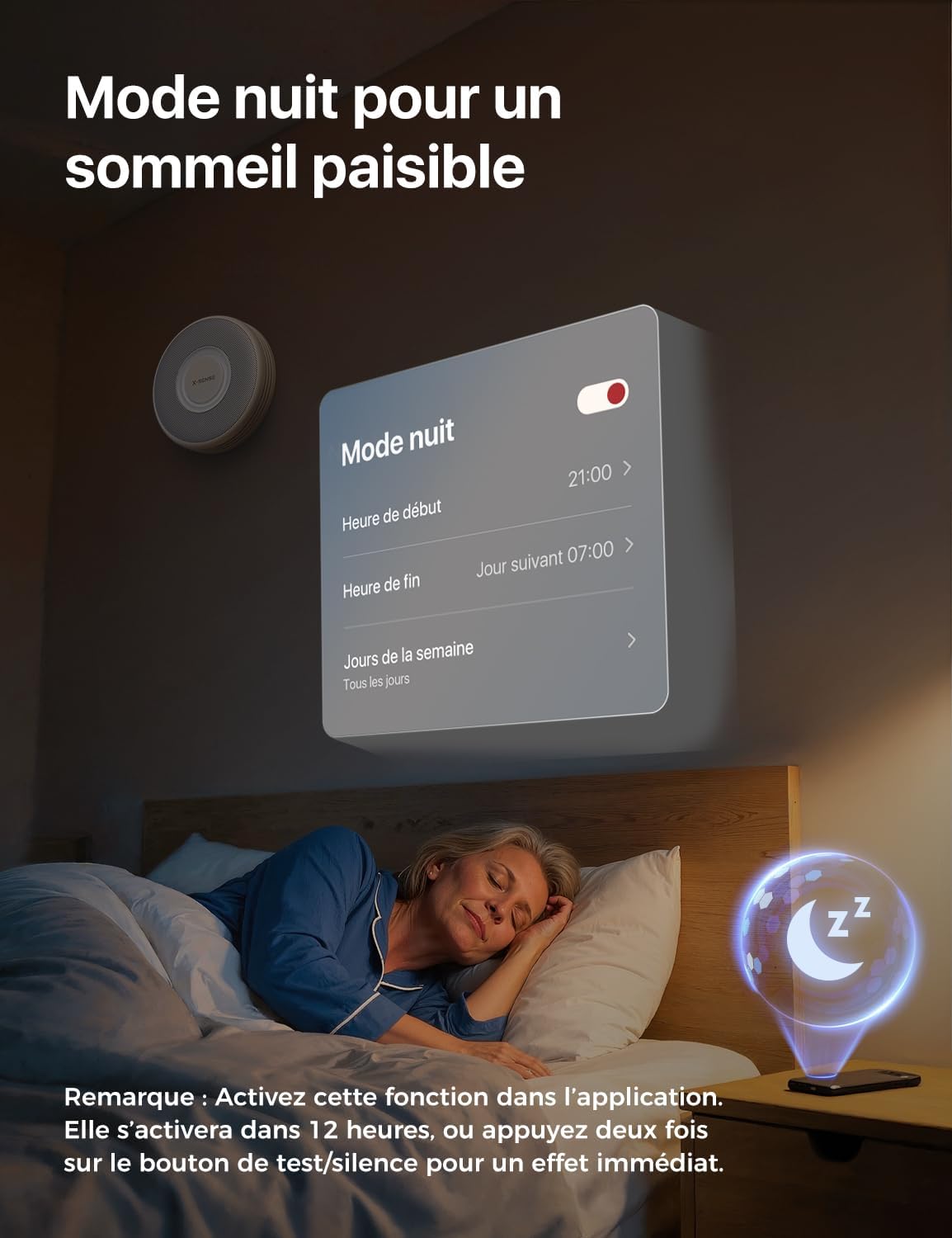 Detalle 2 de XS0B-iR Détecteur de Fumée Connecté Wi Fi