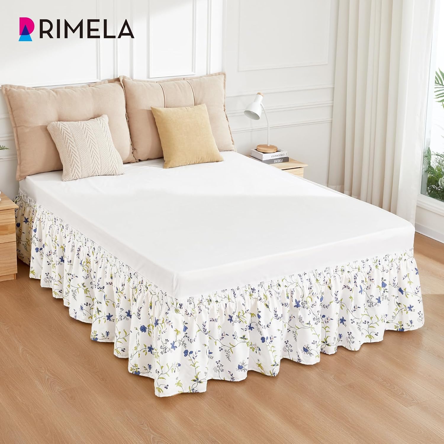 Detalle 2 de Sweet Blueberry Queen Bed Skirt, 15-Inch Drop