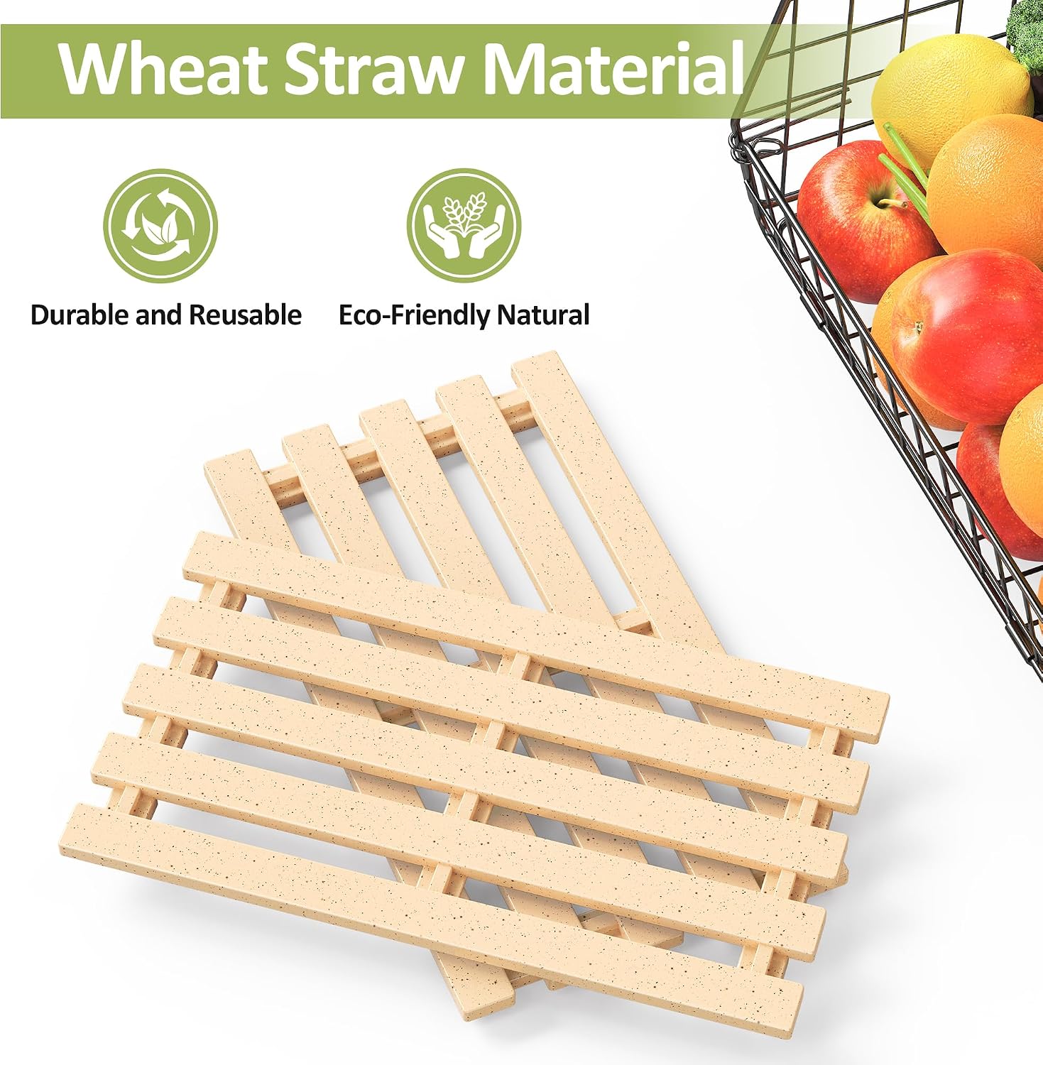 Detalle de GGIU Magnetic Shelf for Fridge with Wood Lid (2-Pack) – Fruit, Potato & Onion Storage Bin