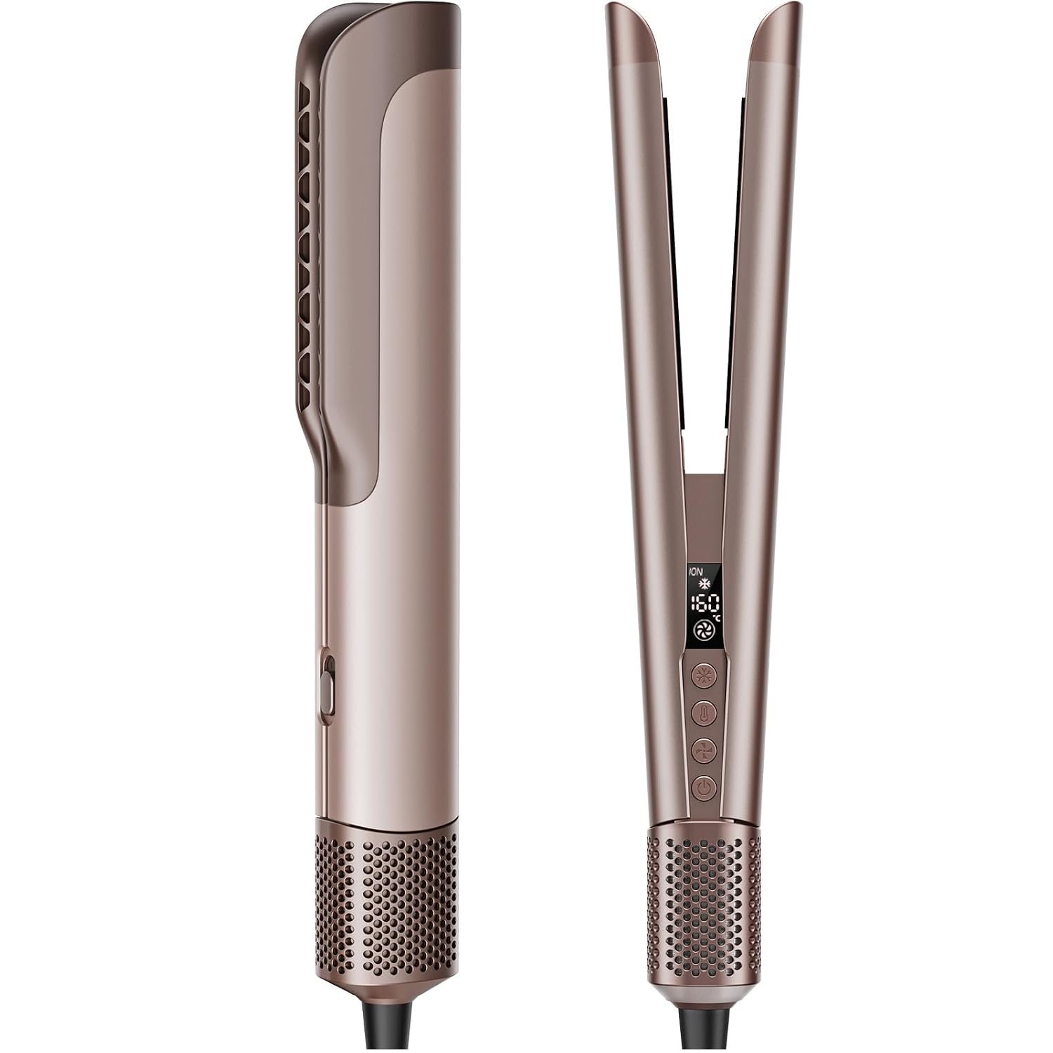 Detalle de Airstraight Glätteisen Föhn 2in1 – Luftglätter Nass-zu-Trocken Haar, 1300 W, 160 °C, 110.000 U/min