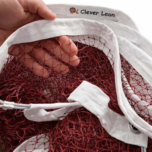 Detalle 2 de Clever Leon Rete multi-sport 6,5 x 0,75 m – Bordeaux, resistente UV e impermeabile