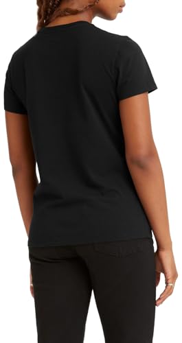 Detalle 2 de Levi's The Perfect Tee Damen-T-Shirt, Batwing Leopard Caviar, Größe M