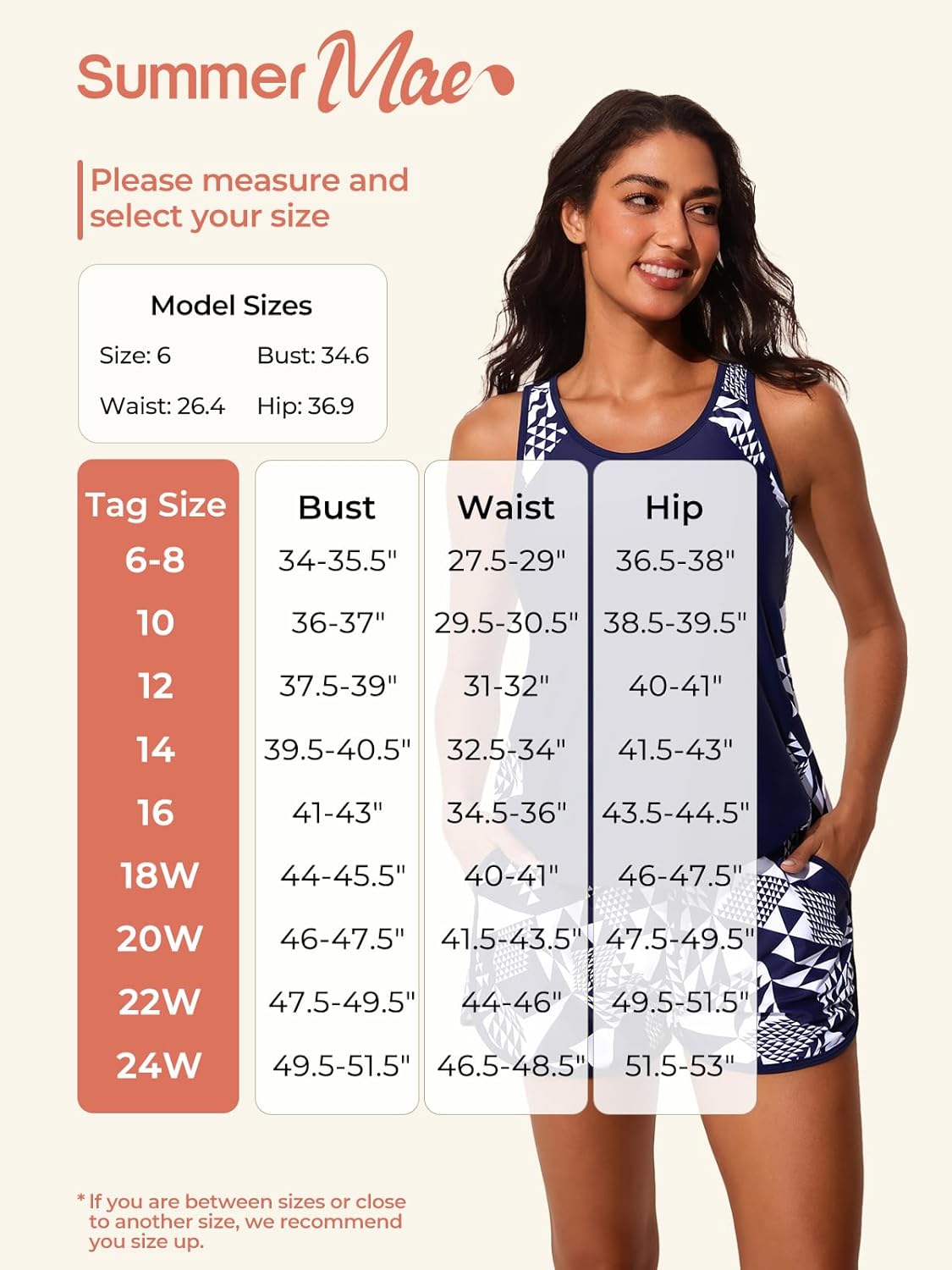 Thumbnail 5 de Summer Mae Tankini Blouson Two-Piece Swimsuit with Pockets (2026)