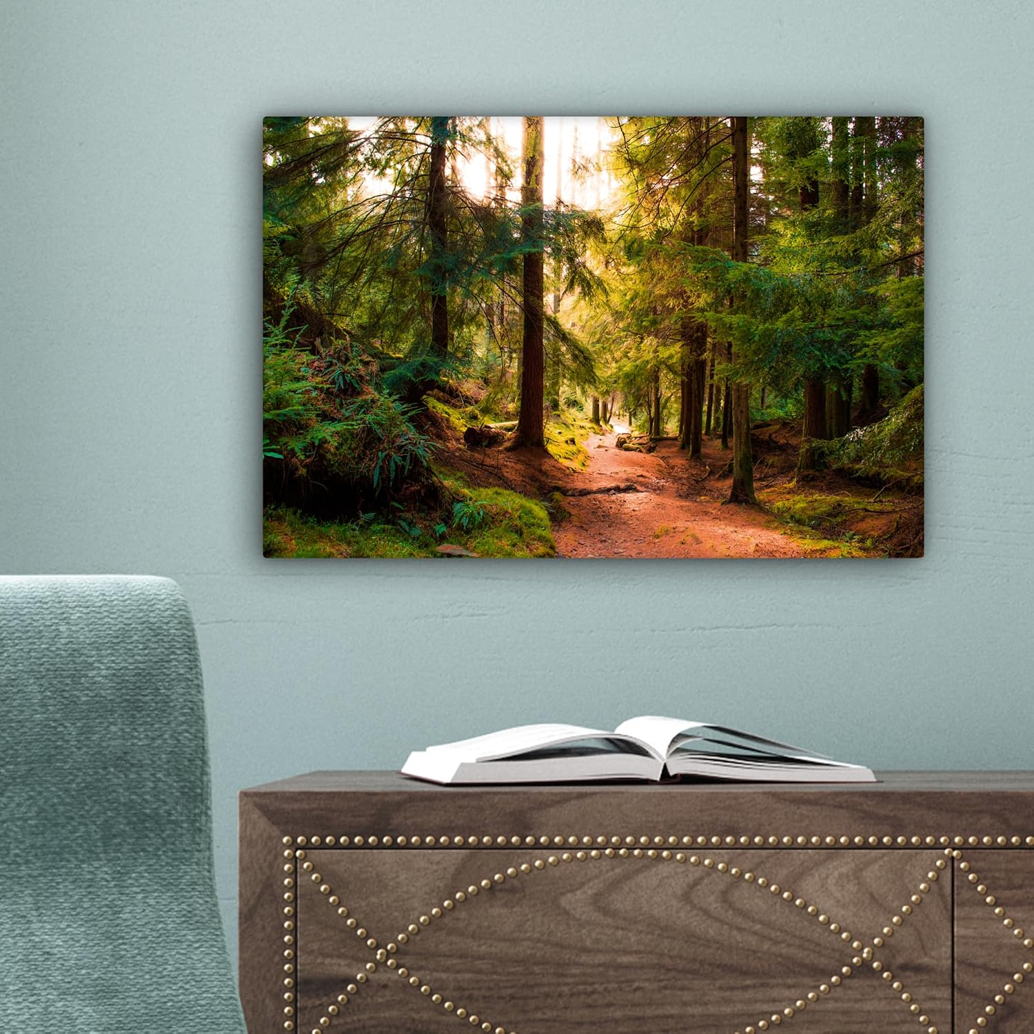 Thumbnail 6 de MuchoWow Impression sur Toile 30x20 cm Decoration Murale