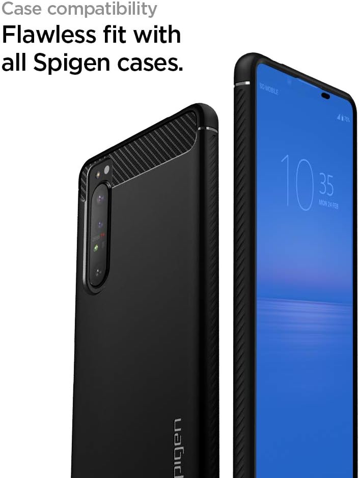 Thumbnail 5 de Spigen AlignMaster — verre trempé pour Sony Xperia 1 II avec auto-alignement et protection bord à bord
