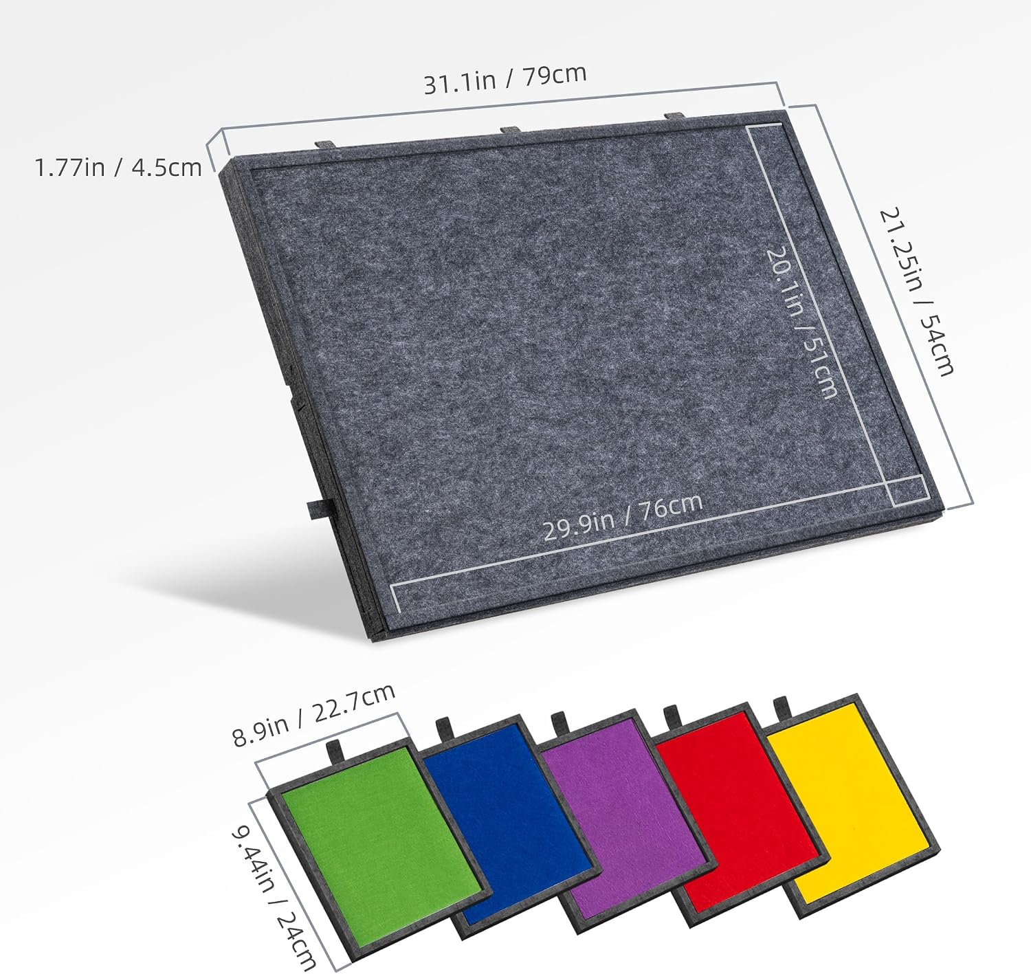 Thumbnail 6 de Lavievert Tilting Puzzle Board with 2-in-1 Stand & Cover, Felt Storage Case with 6 Drawers (up to 1,000 pieces)