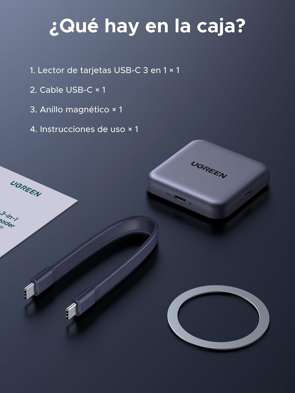 Thumbnail 8 de UGREEN Lector Magnético SD/TF 4.0 UHS II USB-C 100W 💾