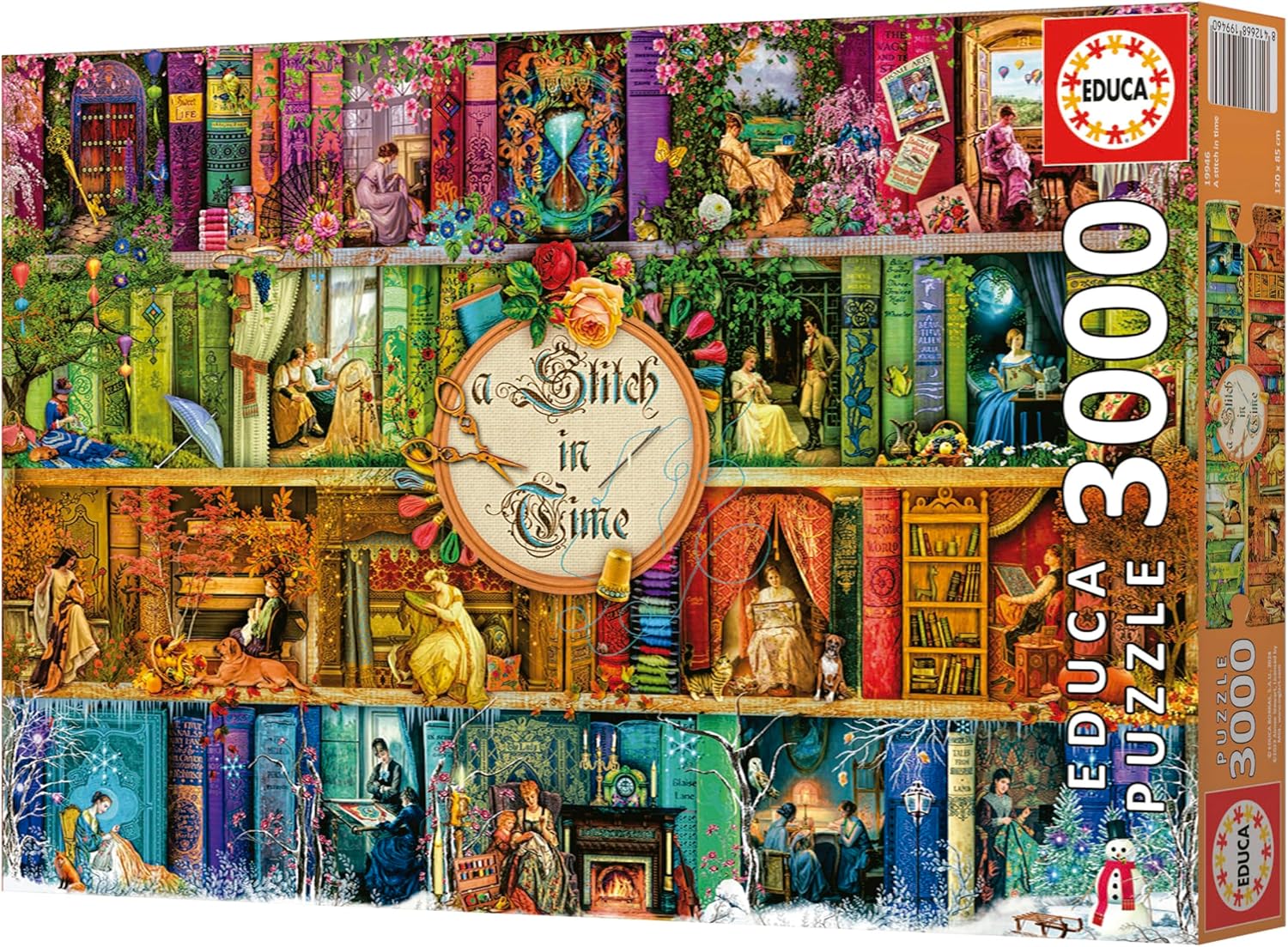 Thumbnail 5 de Educa Puzzle 3000 pezzi per adulti “Un punto nel tempo” (120 x 85 cm) con servizio pezzi mancanti