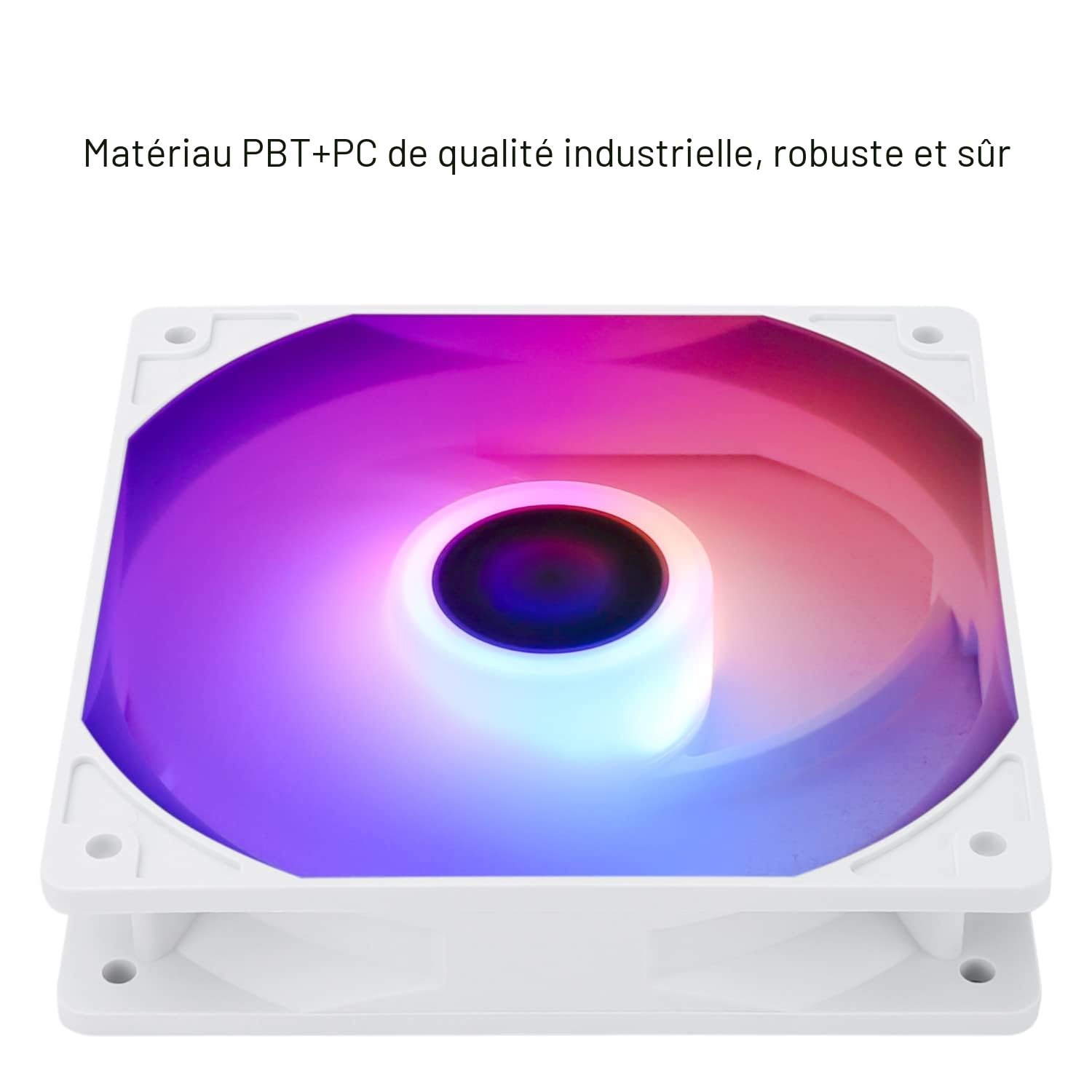 Detalle de Thermalright TL-C12CW-S X3 — Ventilateur de CPU 120 mm ARGB, silencieux, pack de 3