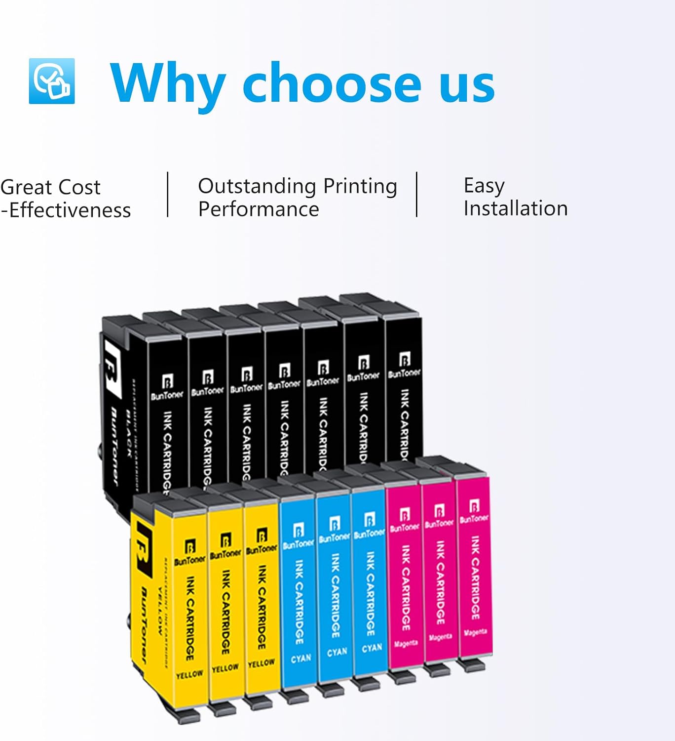 Detalle de BunToner 604XL Compatibile per Epson XP/Workforce: confezione multipack per stampanti inkjet