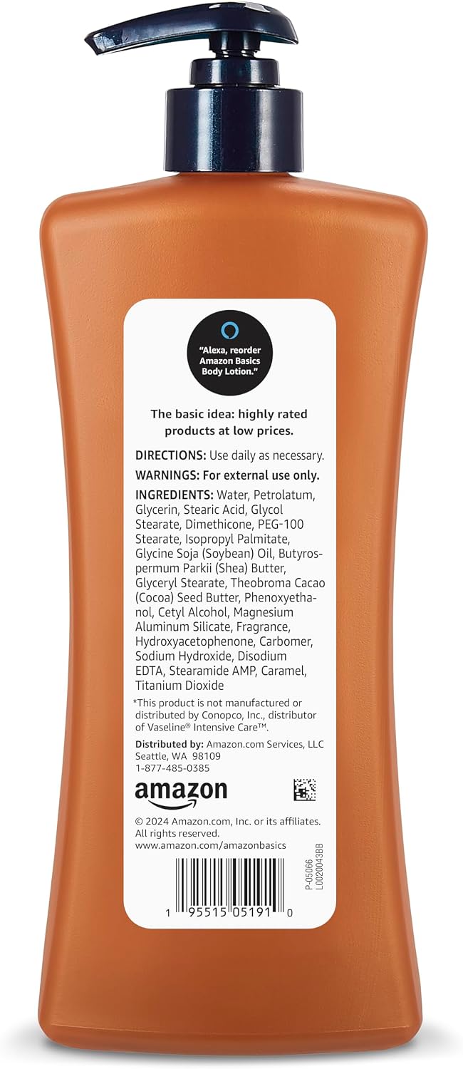 Thumbnail 2 de Amazon Basics Moisturizing Cocoa Butter Body Lotion for Dry Skin — 4-Pack, 20.3 Fl Oz Each