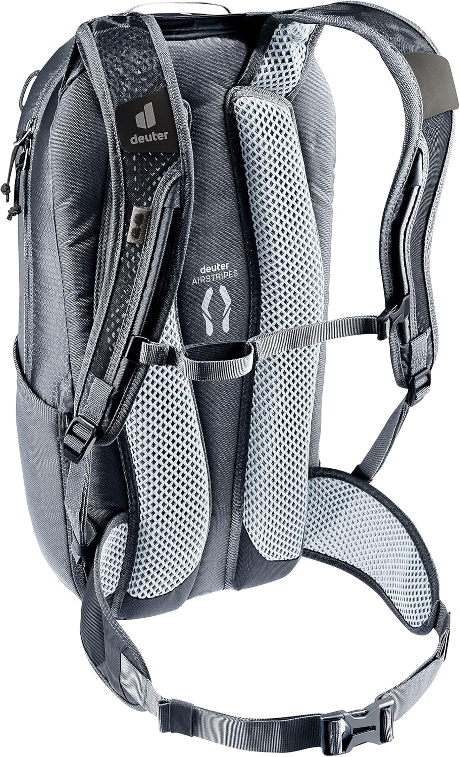 Detalle de Deuter Race 16 Fahrradrucksack – kompakt, belüftend und umweltbewusst