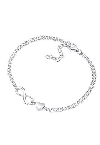 Thumbnail 1 de Elli Pulsera Corazón Amor Infinito Plata de Ley 925 ❤