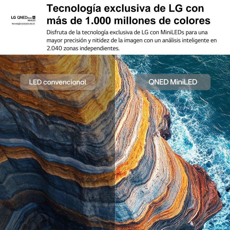 Detalle de LG televisor QNED MiniLED 75QNED72B6A
