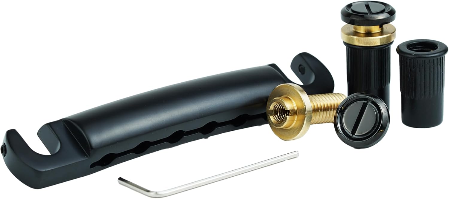 Thumbnail 2 de Guyker GSA001 Guitar Stop Bar Tailpiece, Aluminum Alloy, Black
