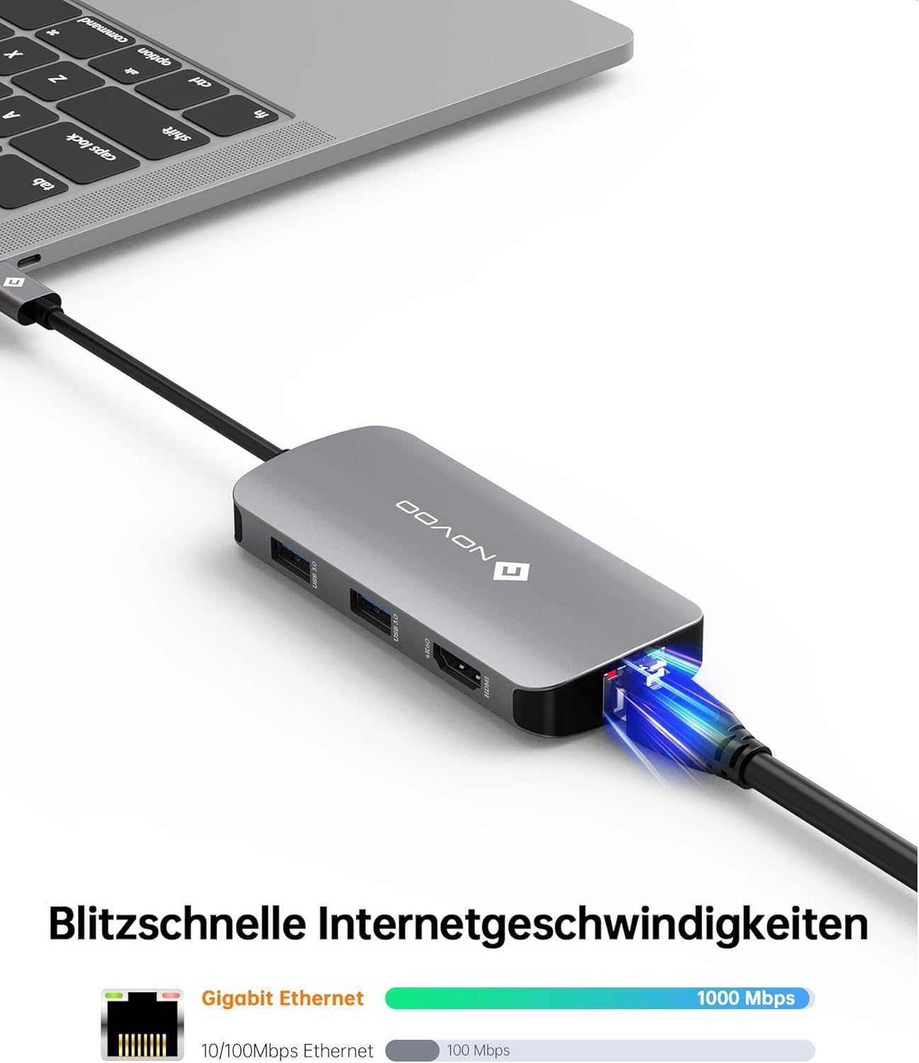 Thumbnail 3 de NOVOO USB-C Multiport Hub 7 in 1